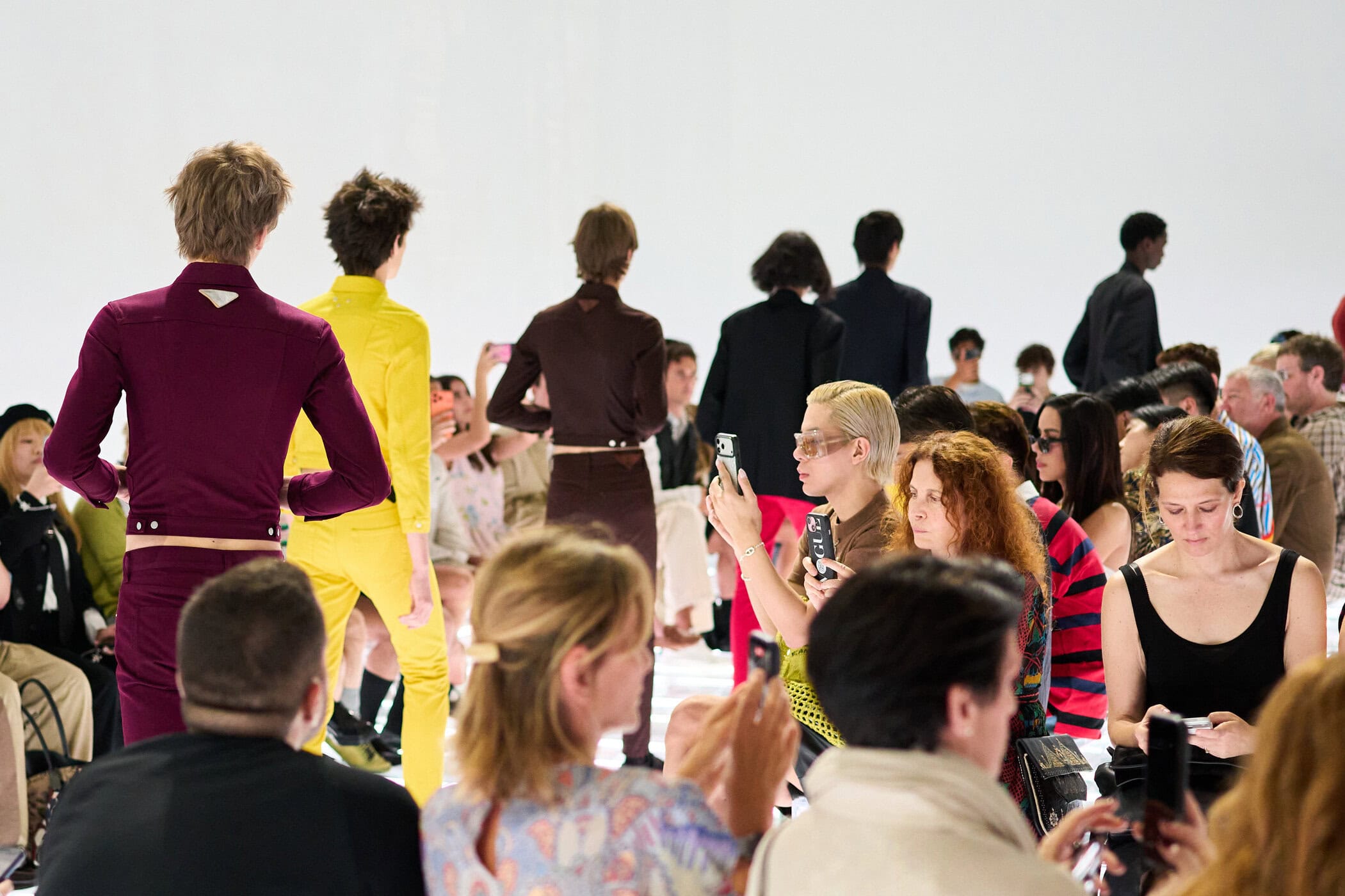 Prada Spring 2027 Men's Fashion Show Atmosphere