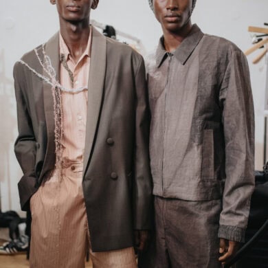 Qasimi Spring 2027 Men's Fashion Show Backstage