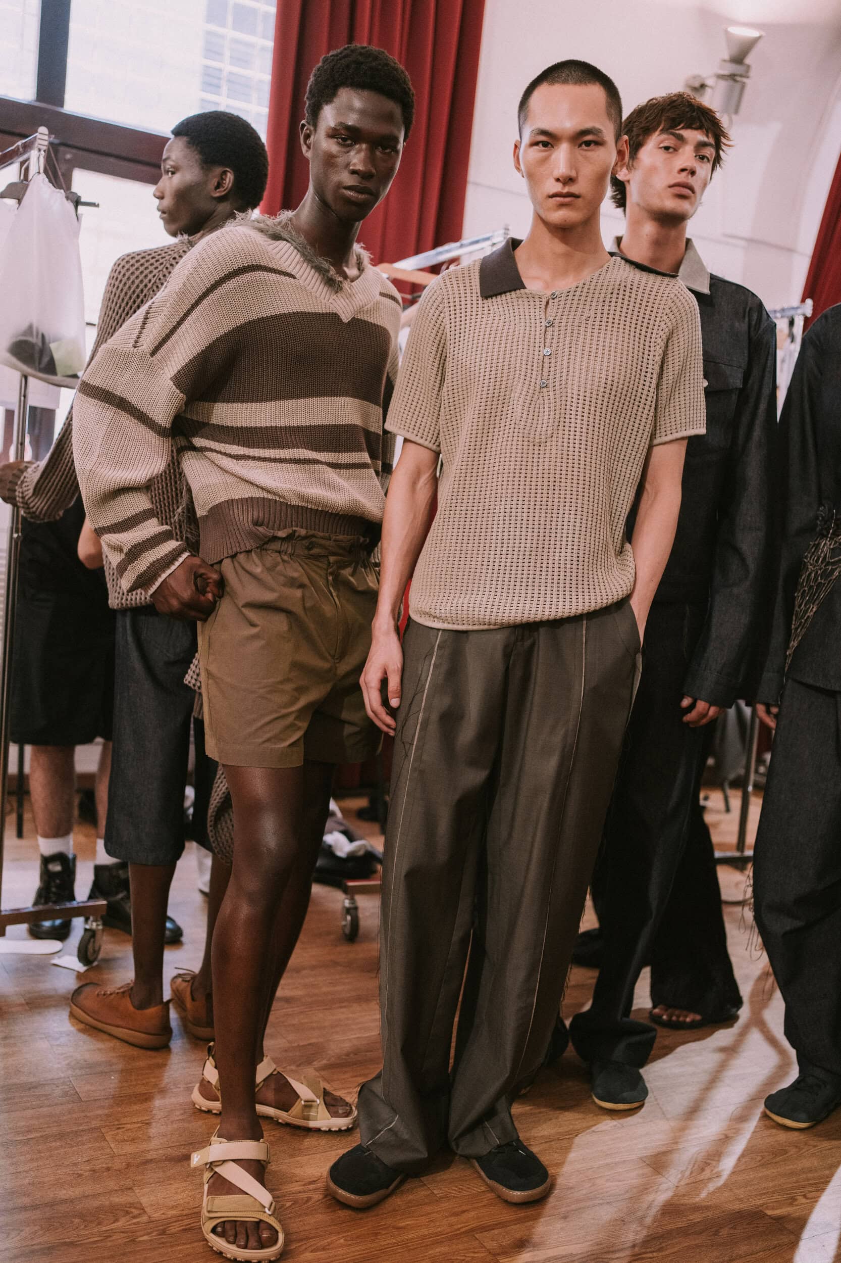 Qasimi Spring 2027 Men's Fashion Show Backstage