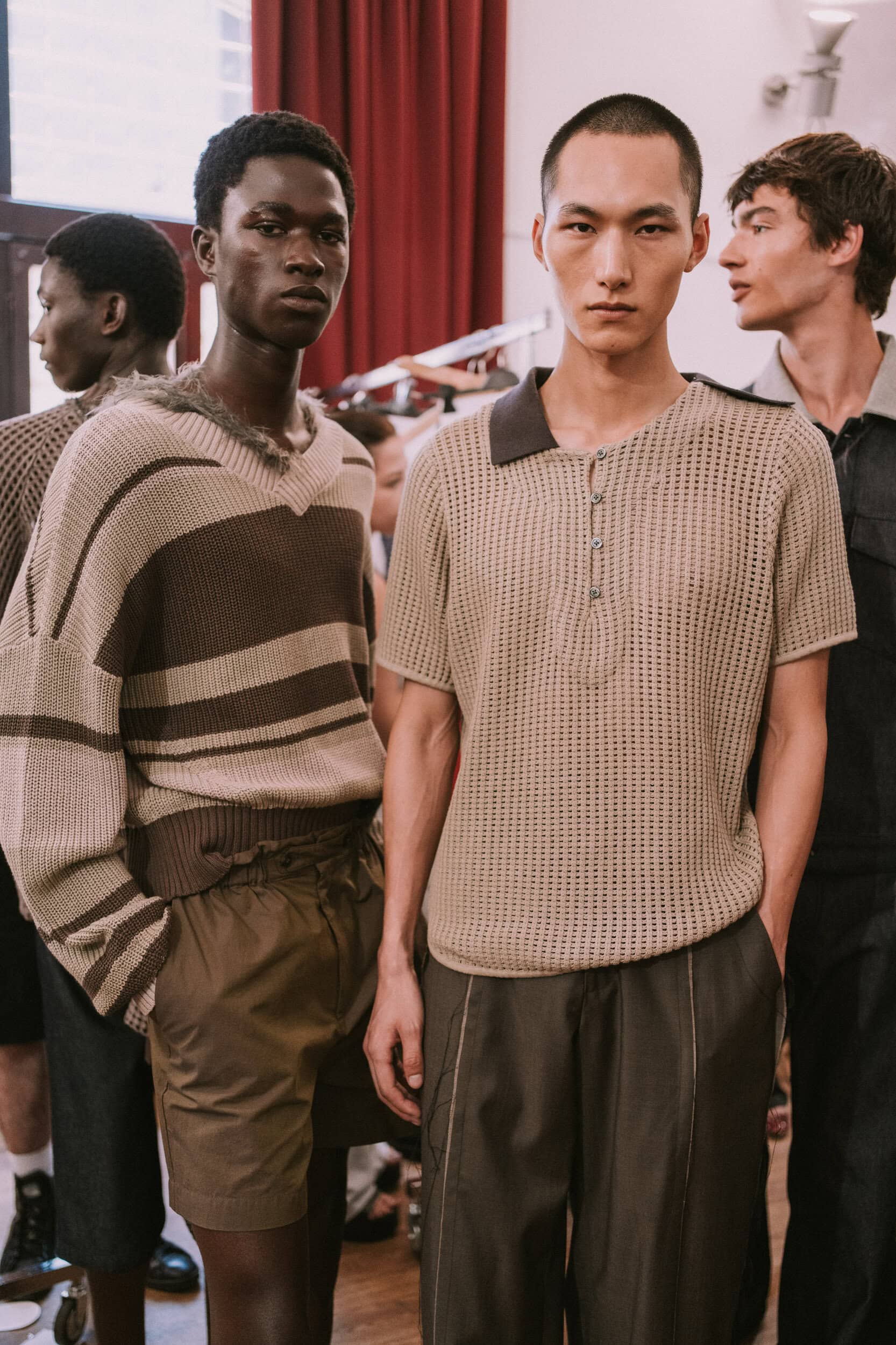 Qasimi Spring 2027 Men's Fashion Show Backstage
