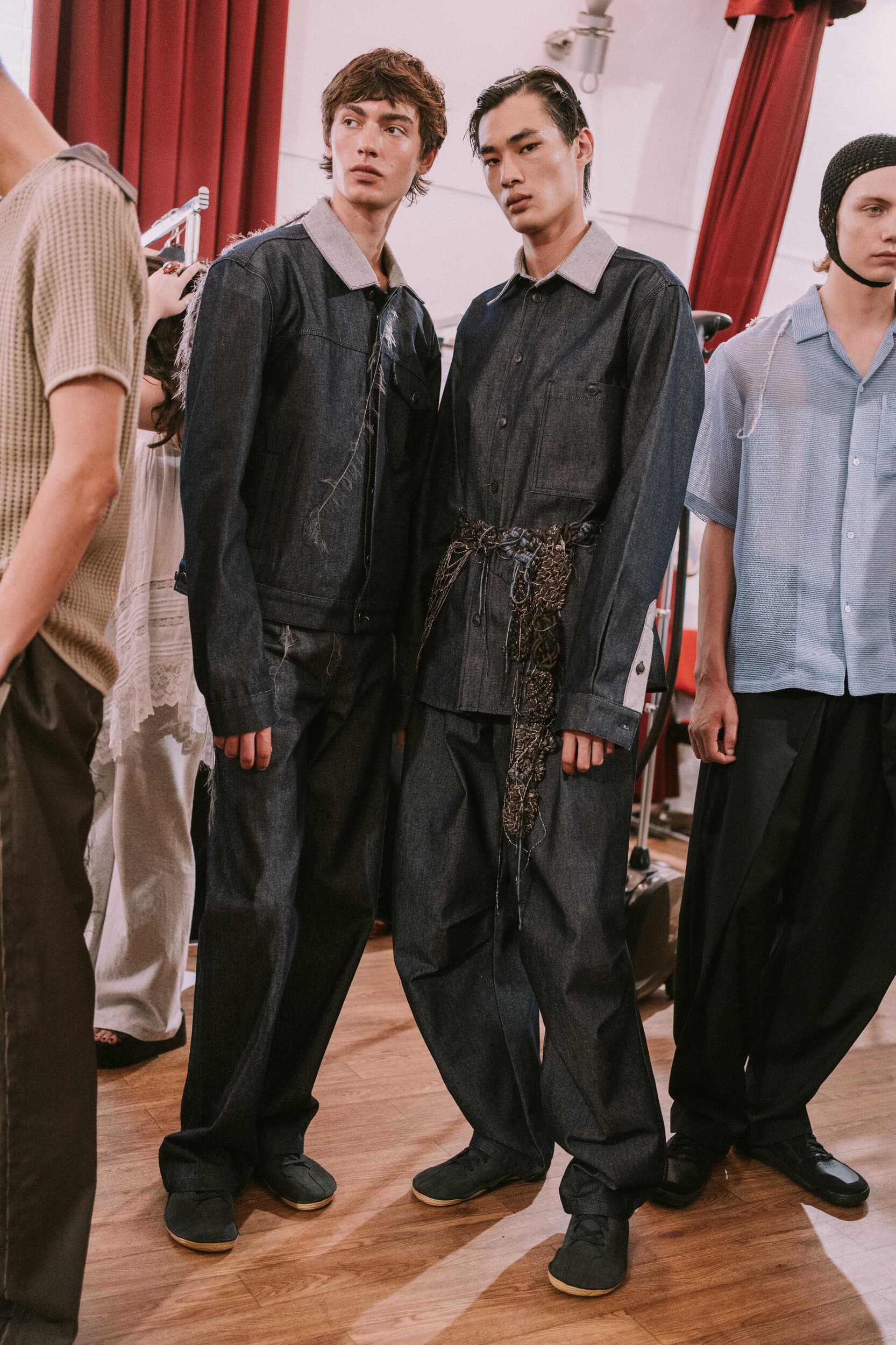 Qasimi Spring 2027 Men's Fashion Show Backstage