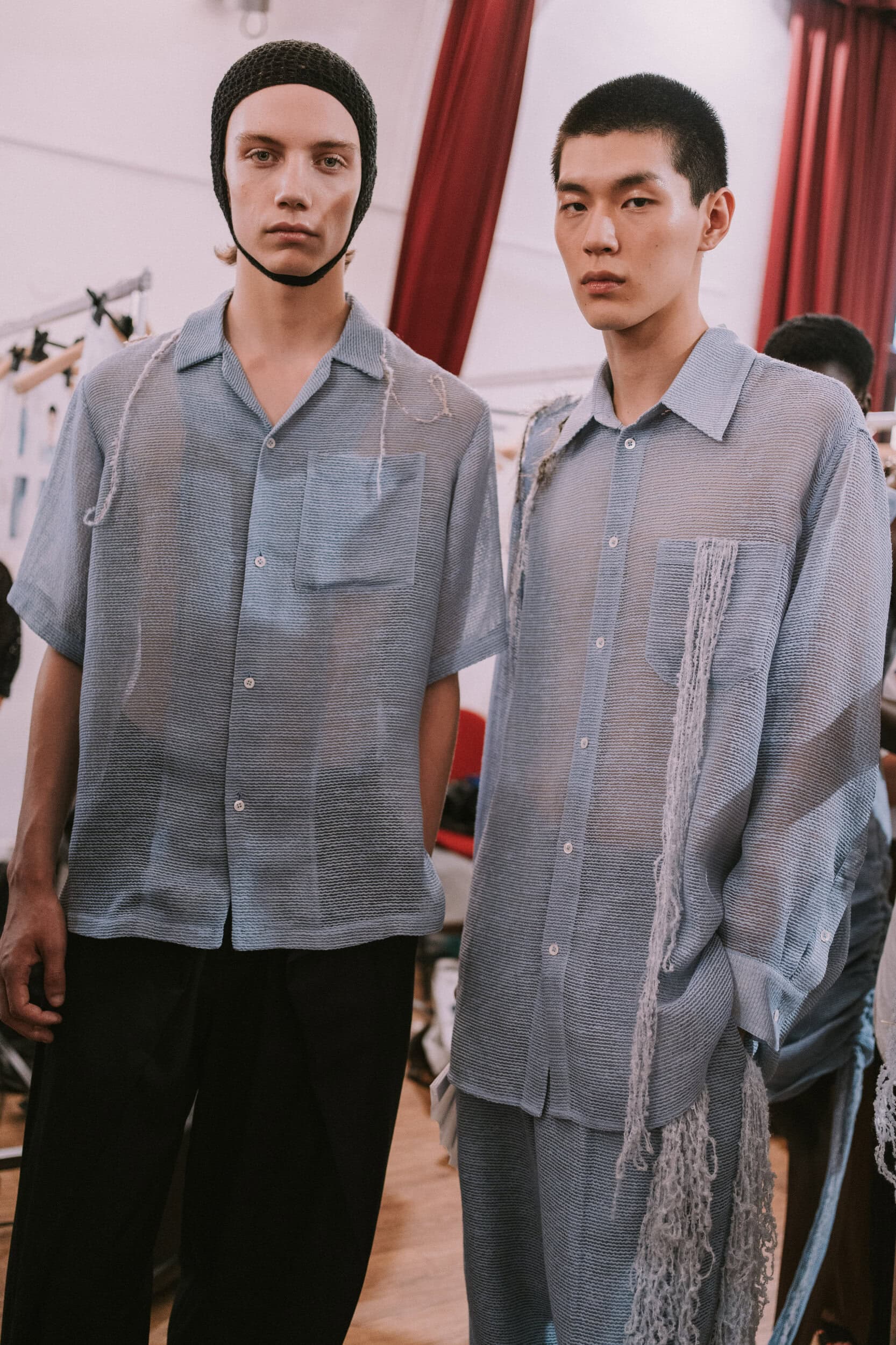 Qasimi Spring 2027 Men's Fashion Show Backstage