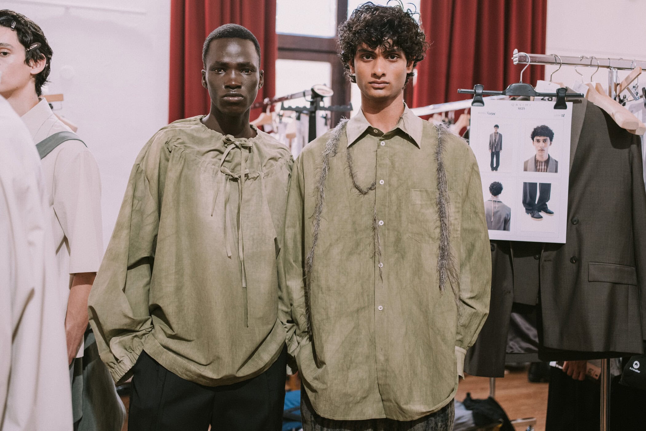 Qasimi Spring 2027 Men's Fashion Show Backstage