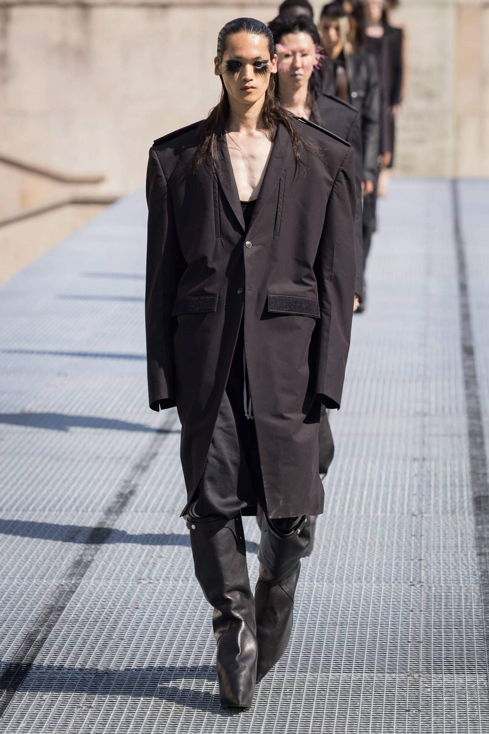Rick Owens fashion show in Paris, Spring Summer 2027 Menswear Fashion Week Photo by Valerio Mezzanotti