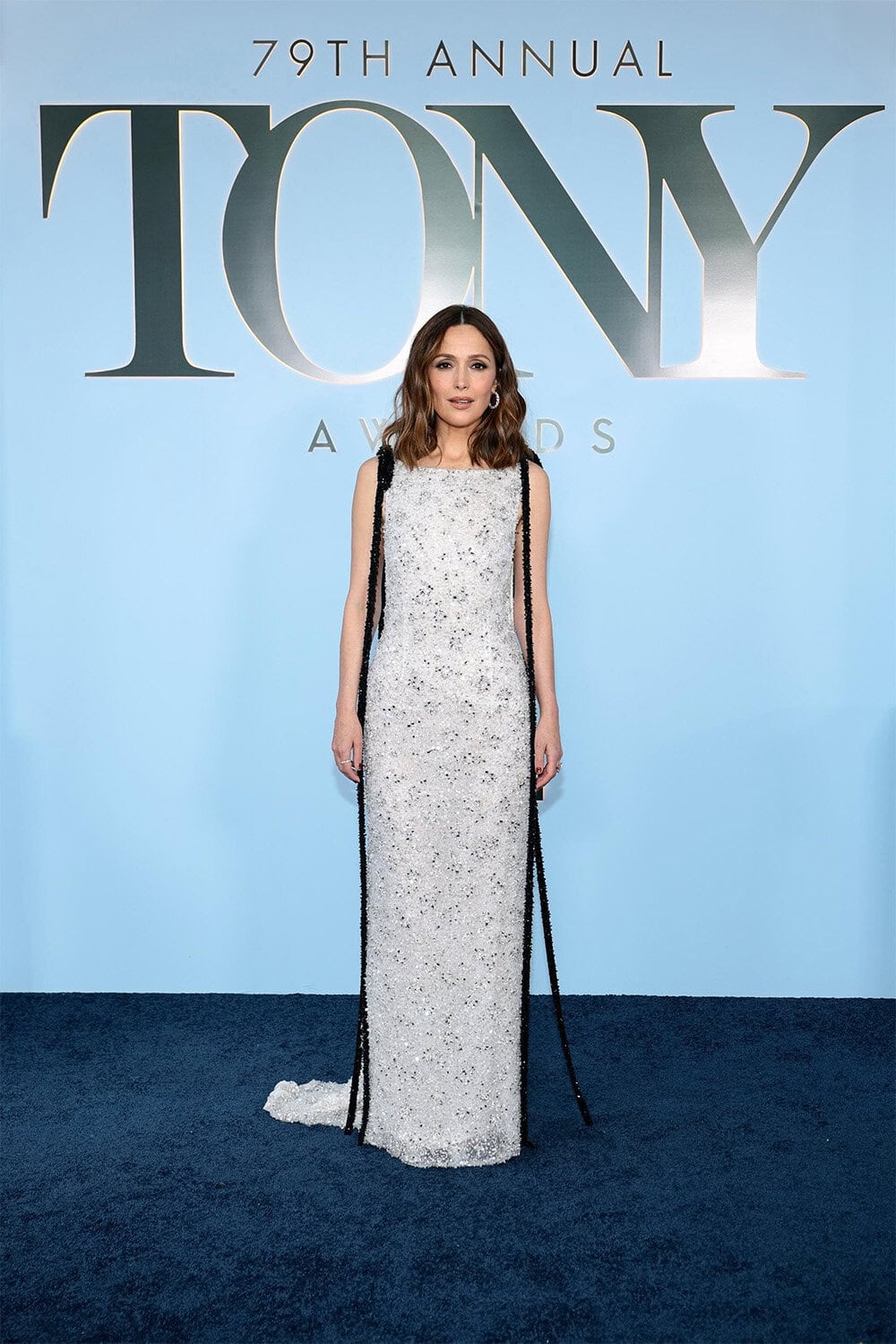 Rose Byrne wears Prada at The 79th Annual Tony Awards in New York