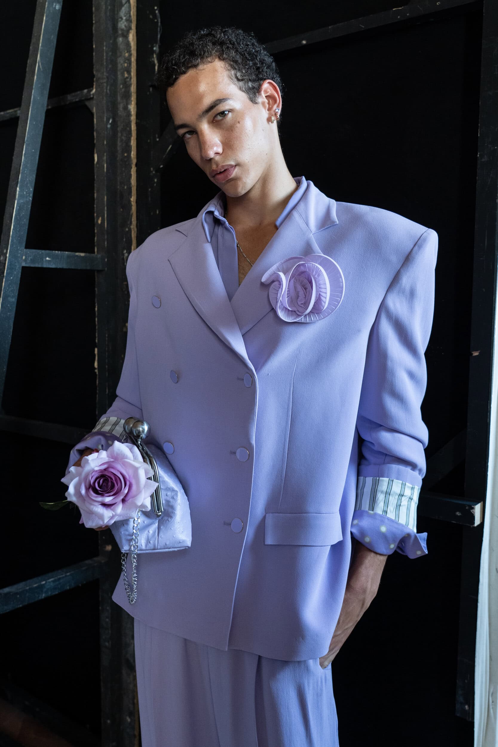 Rowen Rose Spring 2027 Men's Fashion Show Backstage