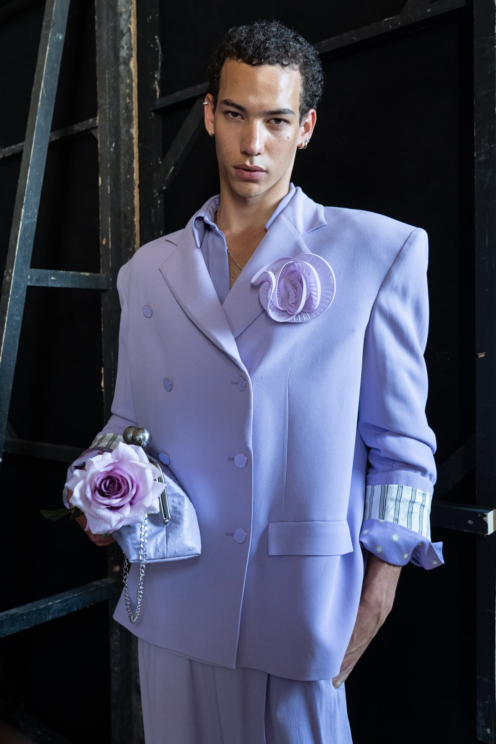 Rowen Rose Spring 2027 Men's Fashion Show Backstage