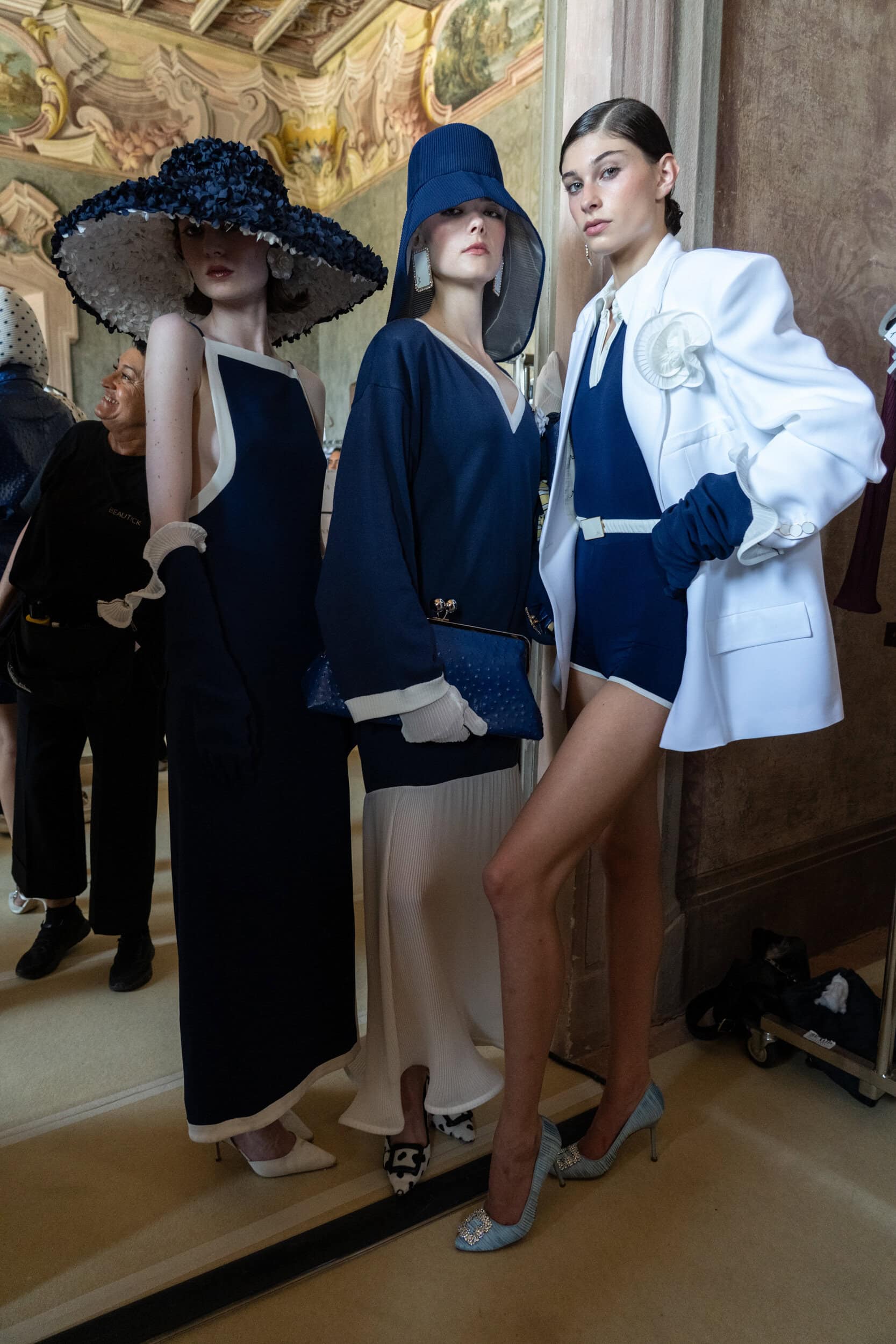 Rowen Rose Spring 2027 Men's Fashion Show Backstage