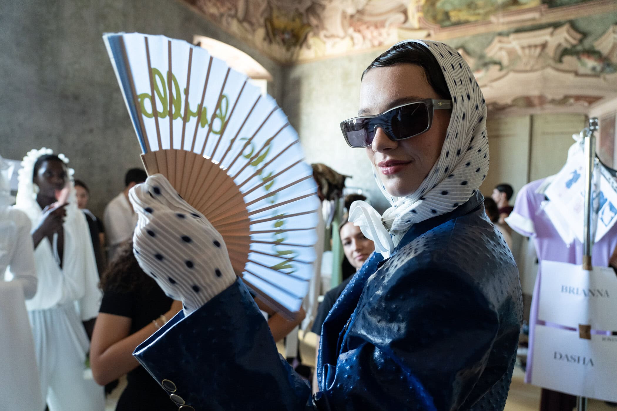 Rowen Rose Spring 2027 Men's Fashion Show Backstage