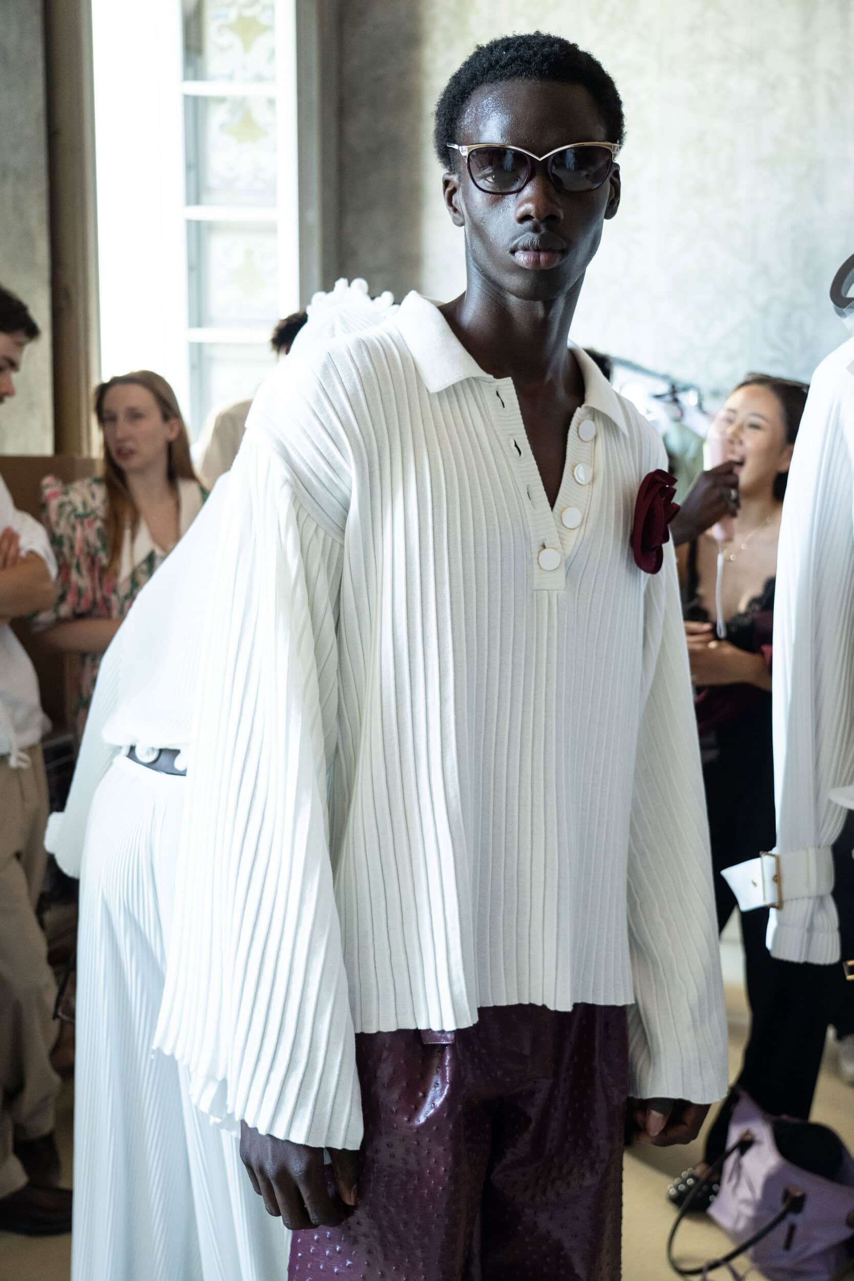 Rowen Rose Spring 2027 Men's Fashion Show Backstage