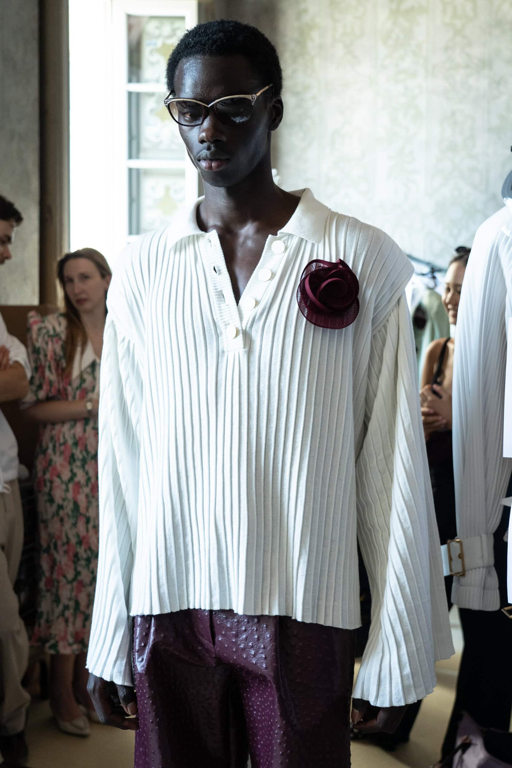 Rowen Rose Spring 2027 Men's Fashion Show Backstage