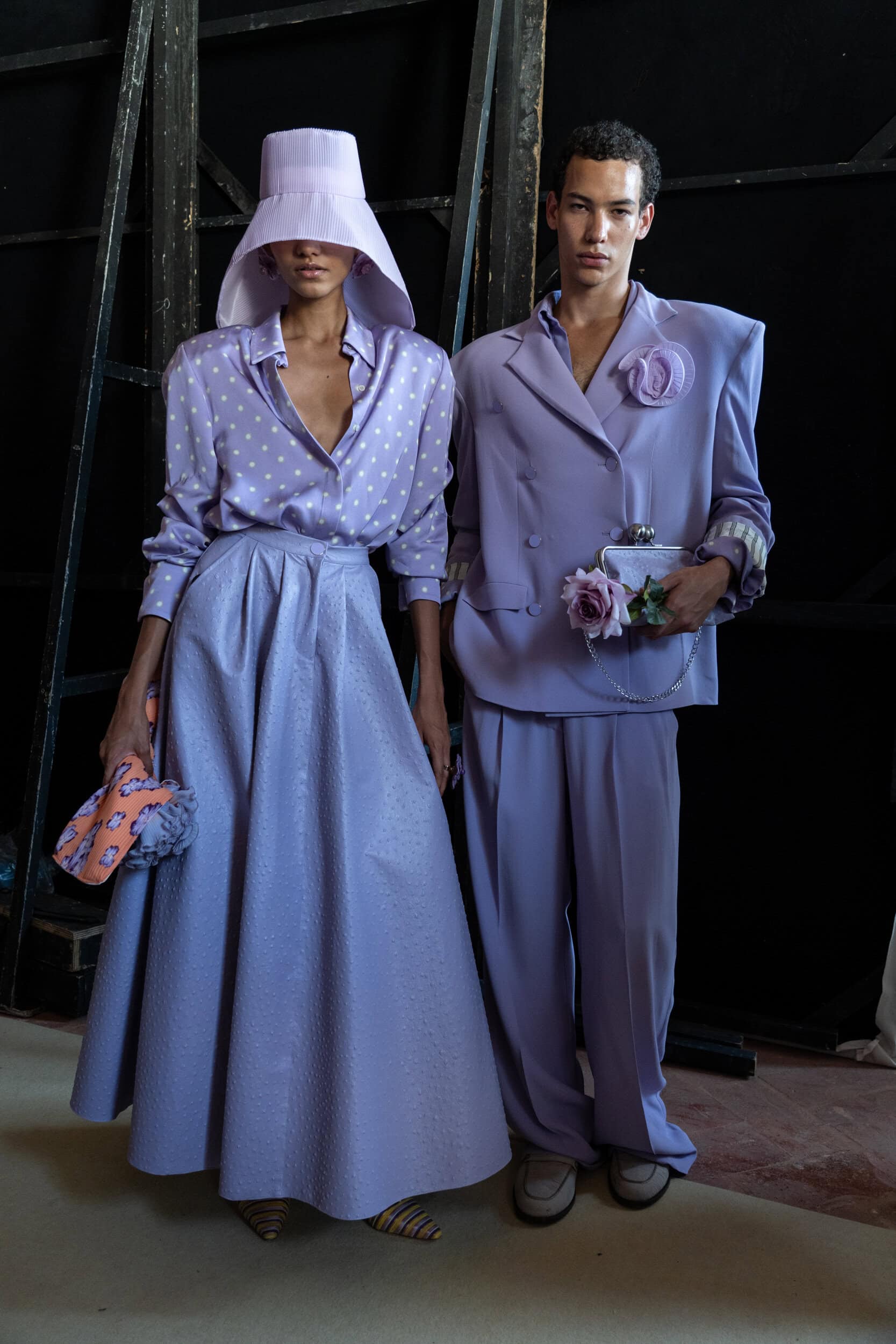 Rowen Rose Spring 2027 Men's Fashion Show Backstage