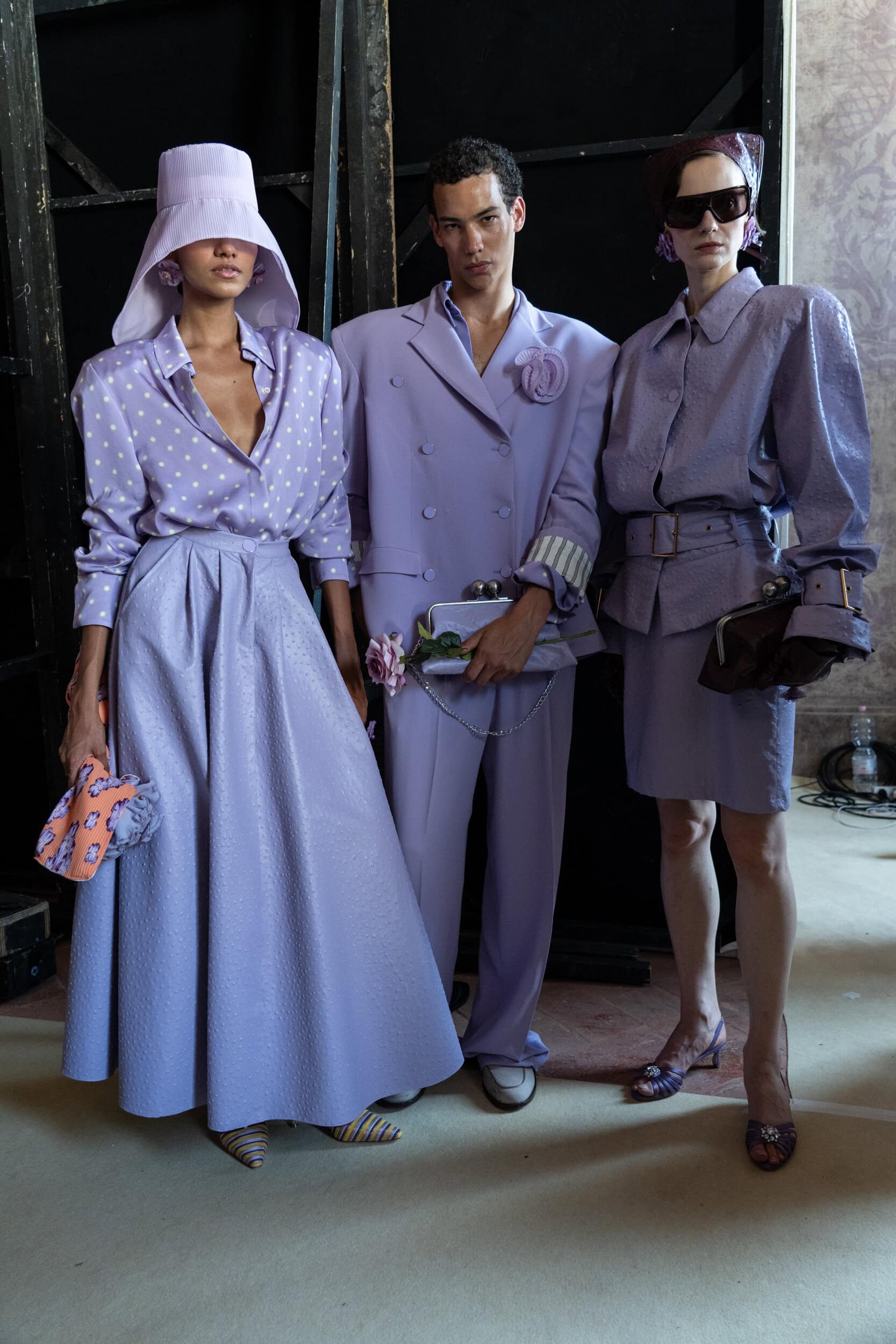Rowen Rose Spring 2027 Men's Fashion Show Backstage