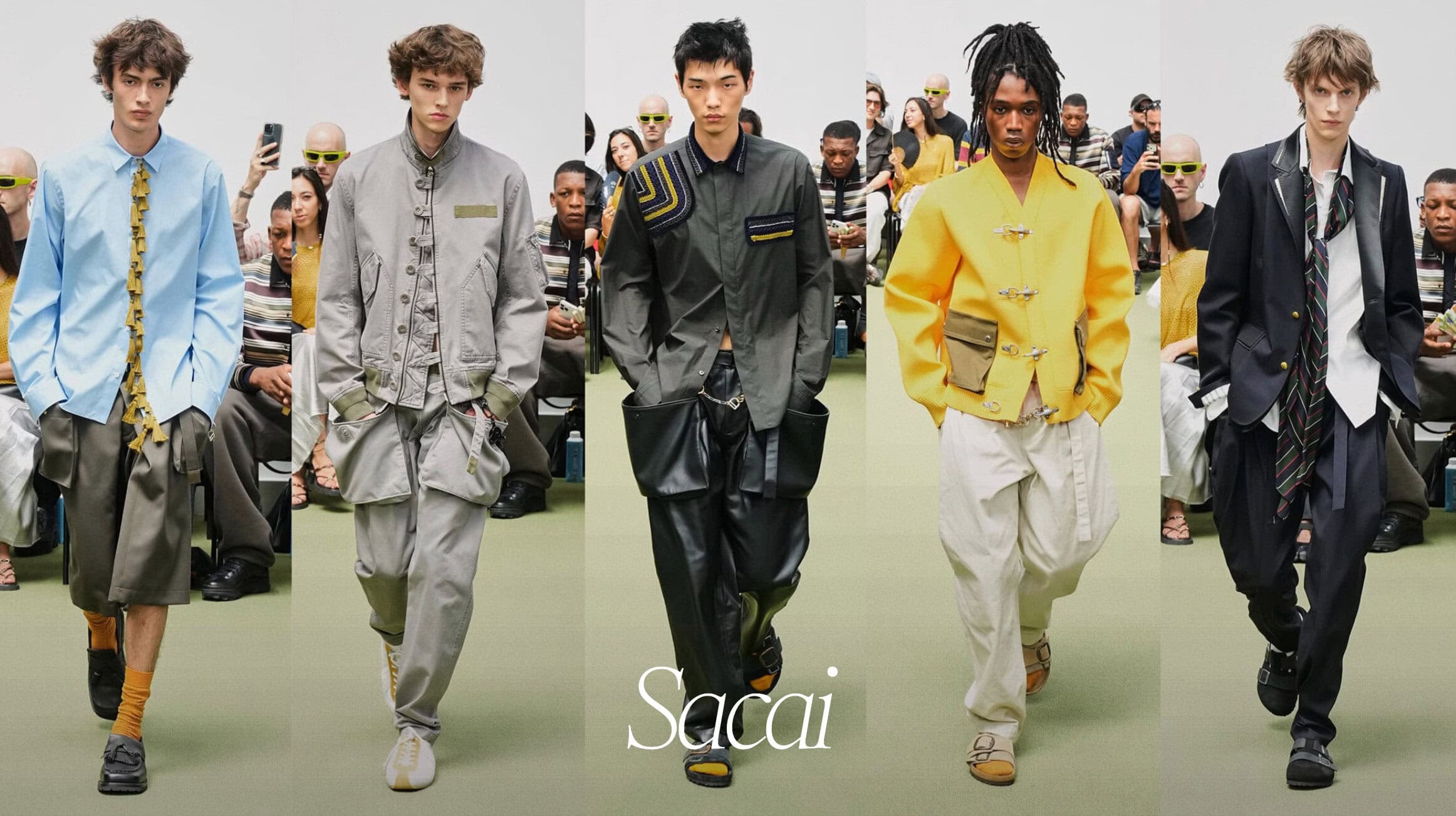 Sacai‘s Spring 2027 Men's fashion show