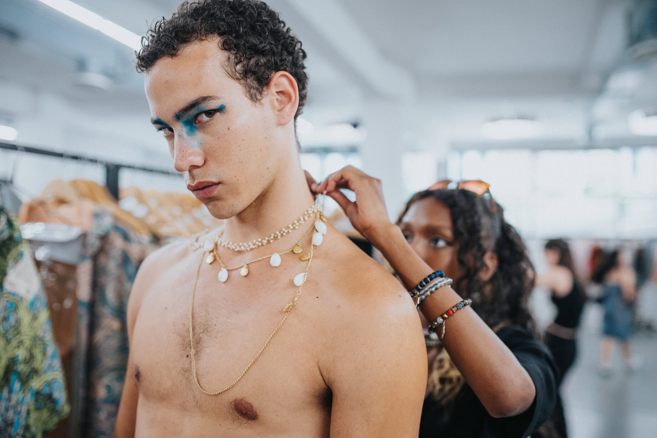 Sagaboi Spring 2027 Men's Fashion Show Backstage