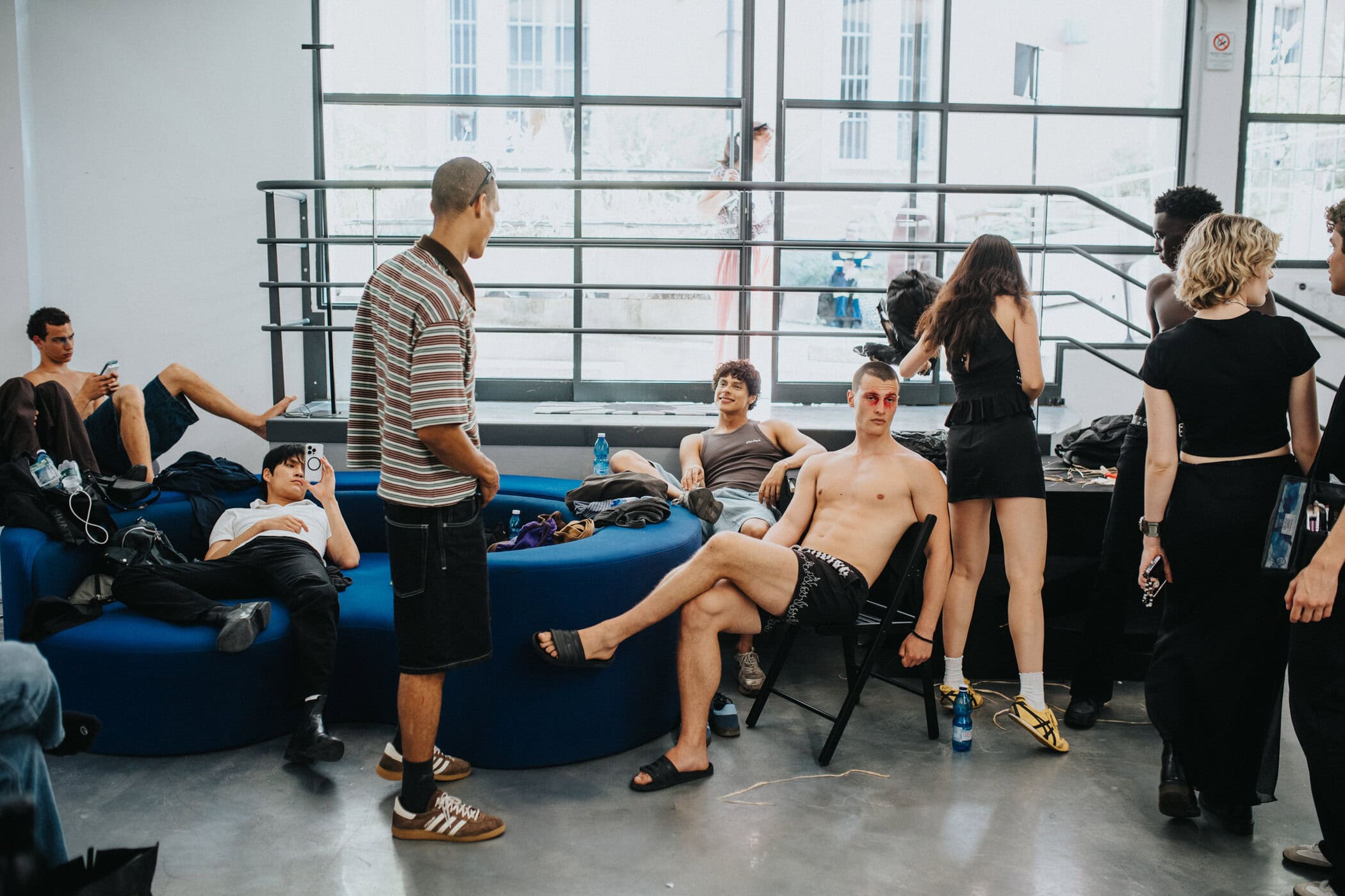 Sagaboi Spring 2027 Men's Fashion Show Backstage