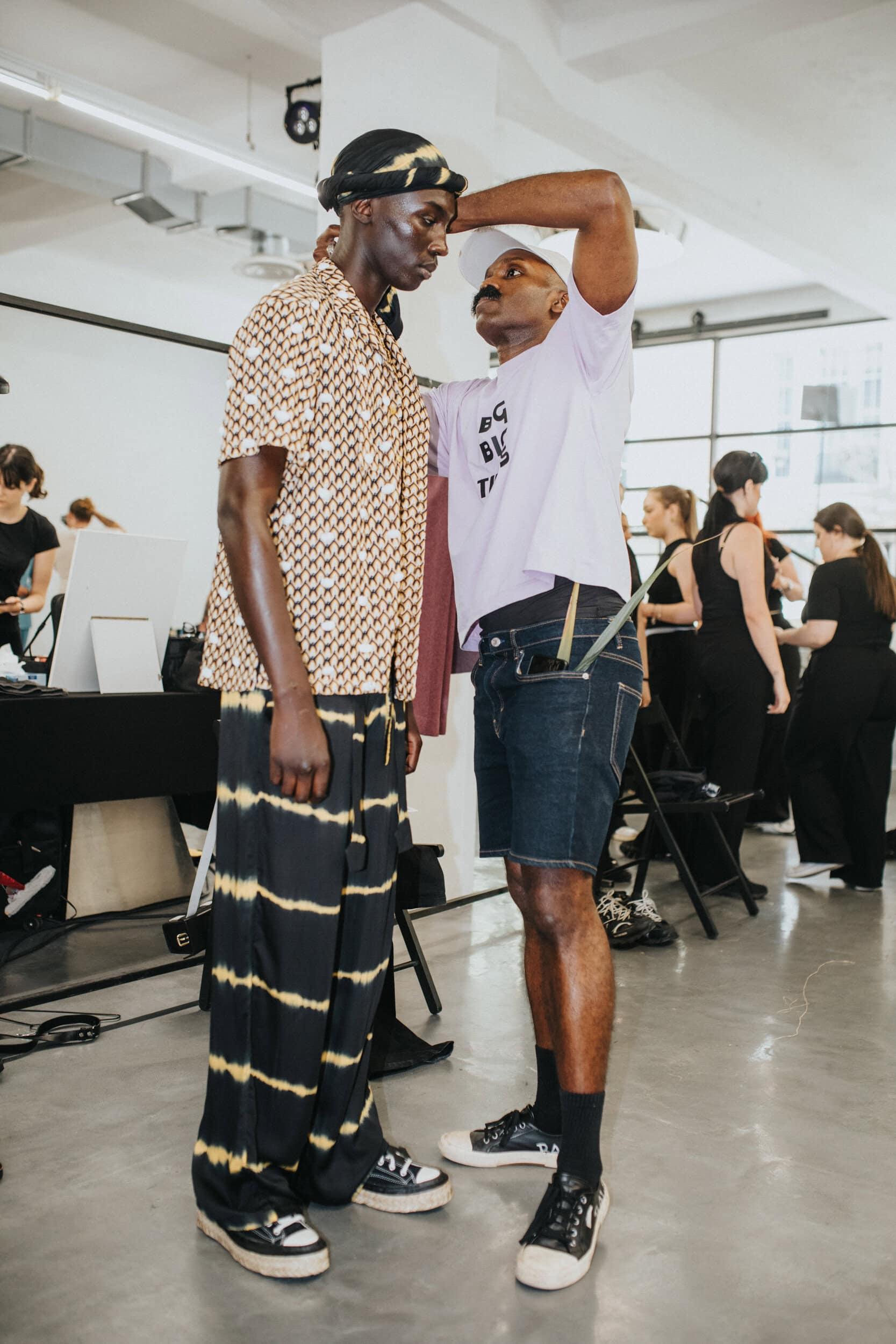 Sagaboi Spring 2027 Men's Fashion Show Backstage