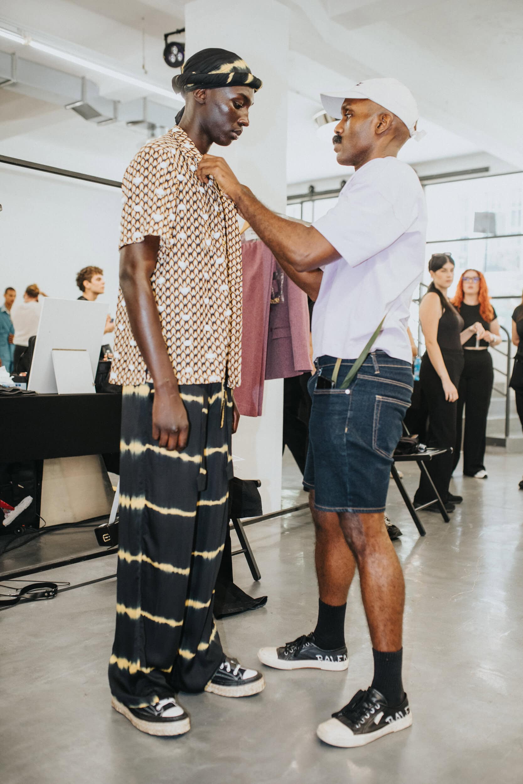 Sagaboi Spring 2027 Men's Fashion Show Backstage