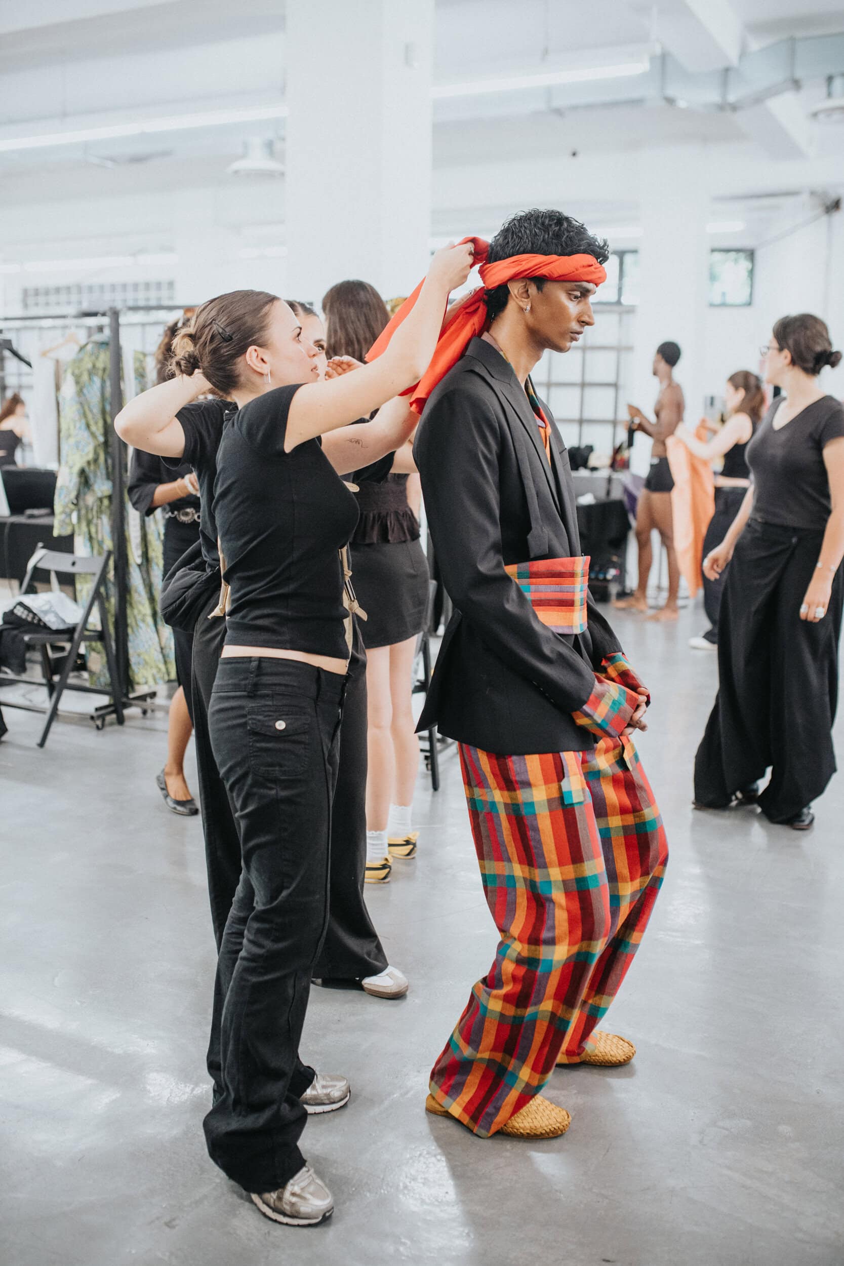 Sagaboi Spring 2027 Men's Fashion Show Backstage