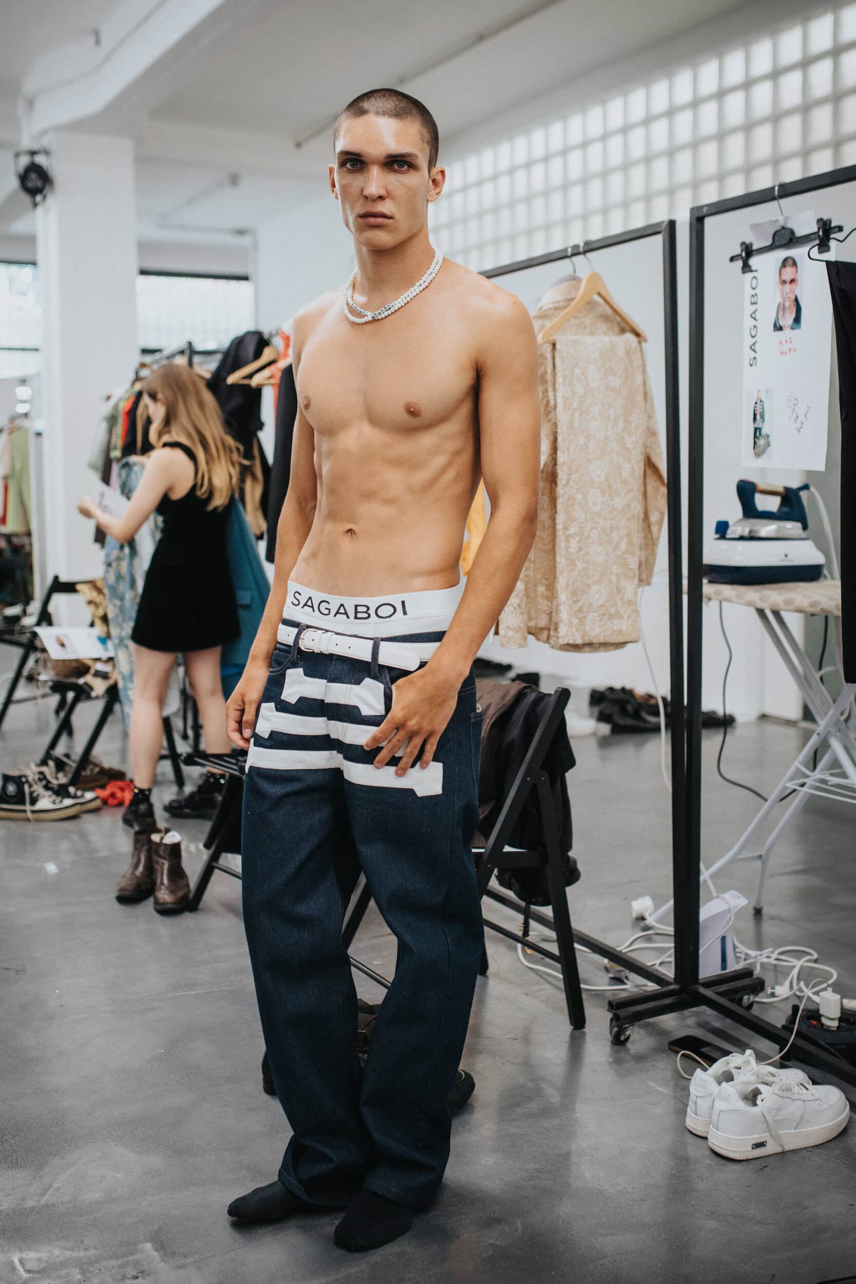 Sagaboi Spring 2027 Men's Fashion Show Backstage