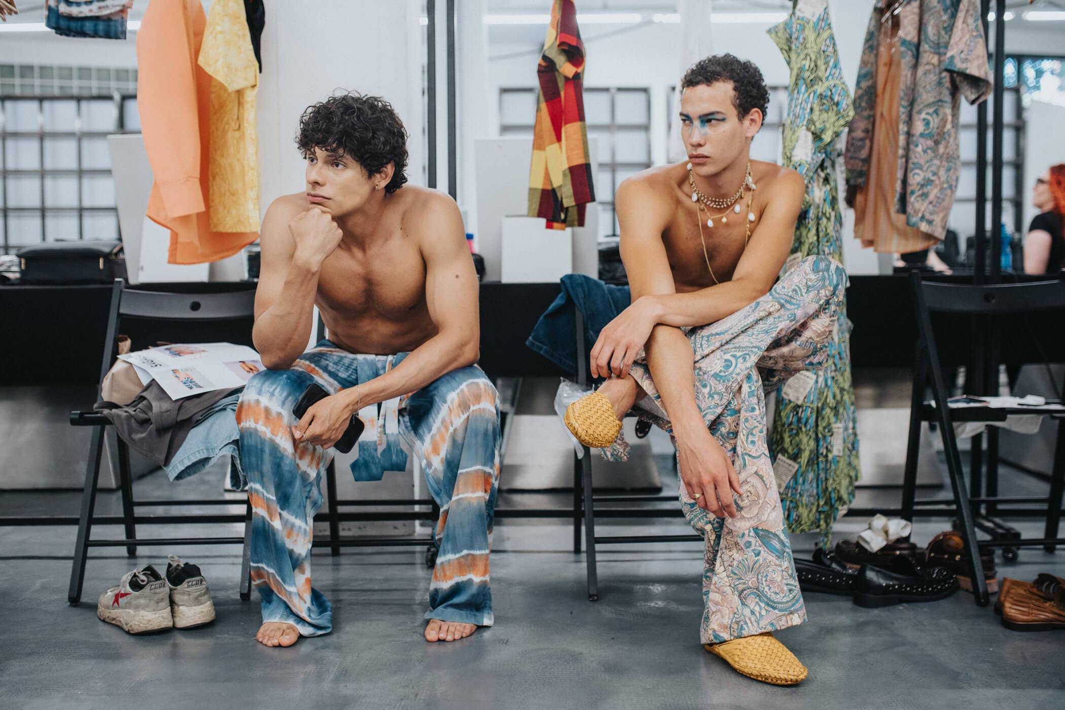 Sagaboi Spring 2027 Men's Fashion Show Backstage