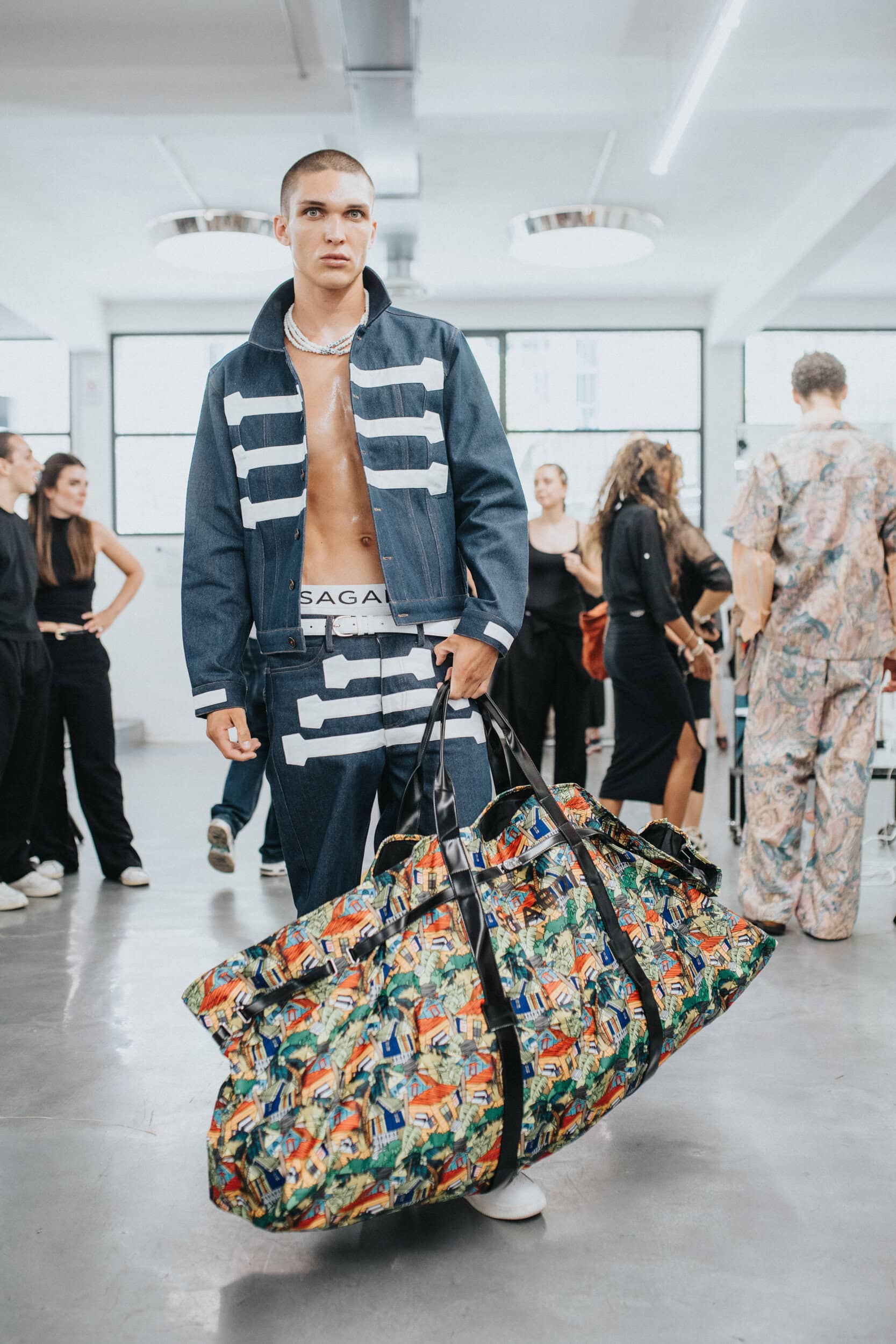 Sagaboi Spring 2027 Men's Fashion Show Backstage