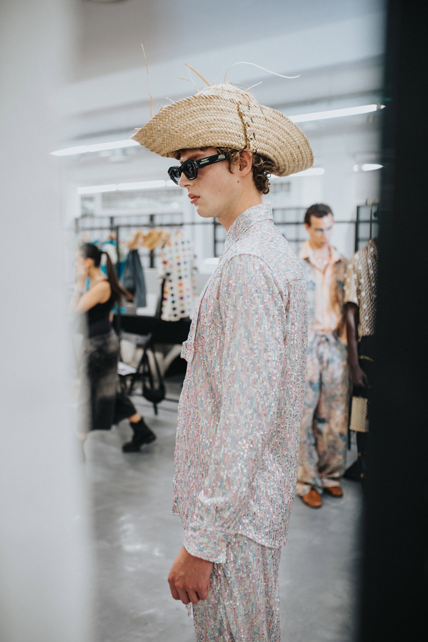 Sagaboi Spring 2027 Men's Fashion Show Backstage