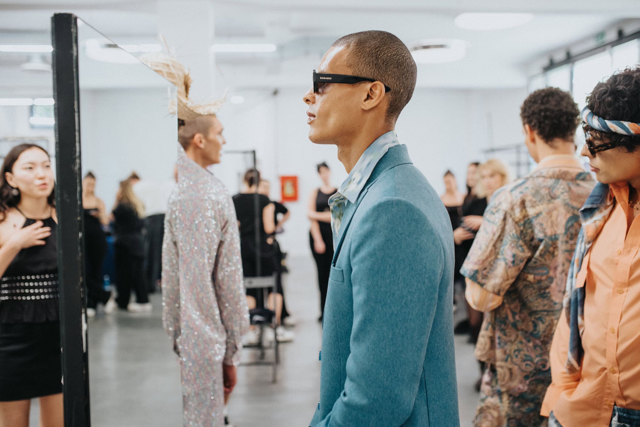 Sagaboi Spring 2027 Men's Fashion Show Backstage