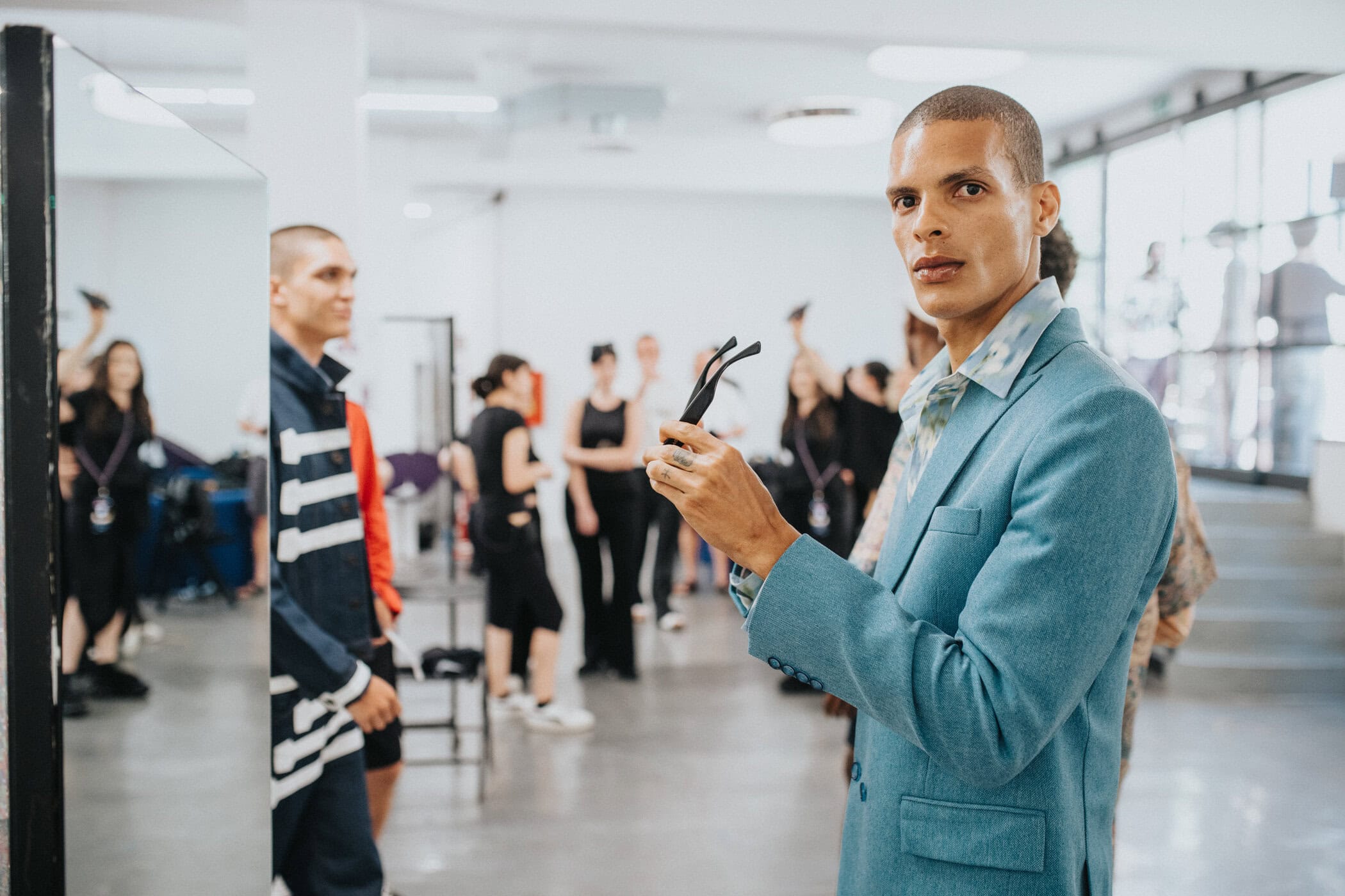 Sagaboi Spring 2027 Men's Fashion Show Backstage