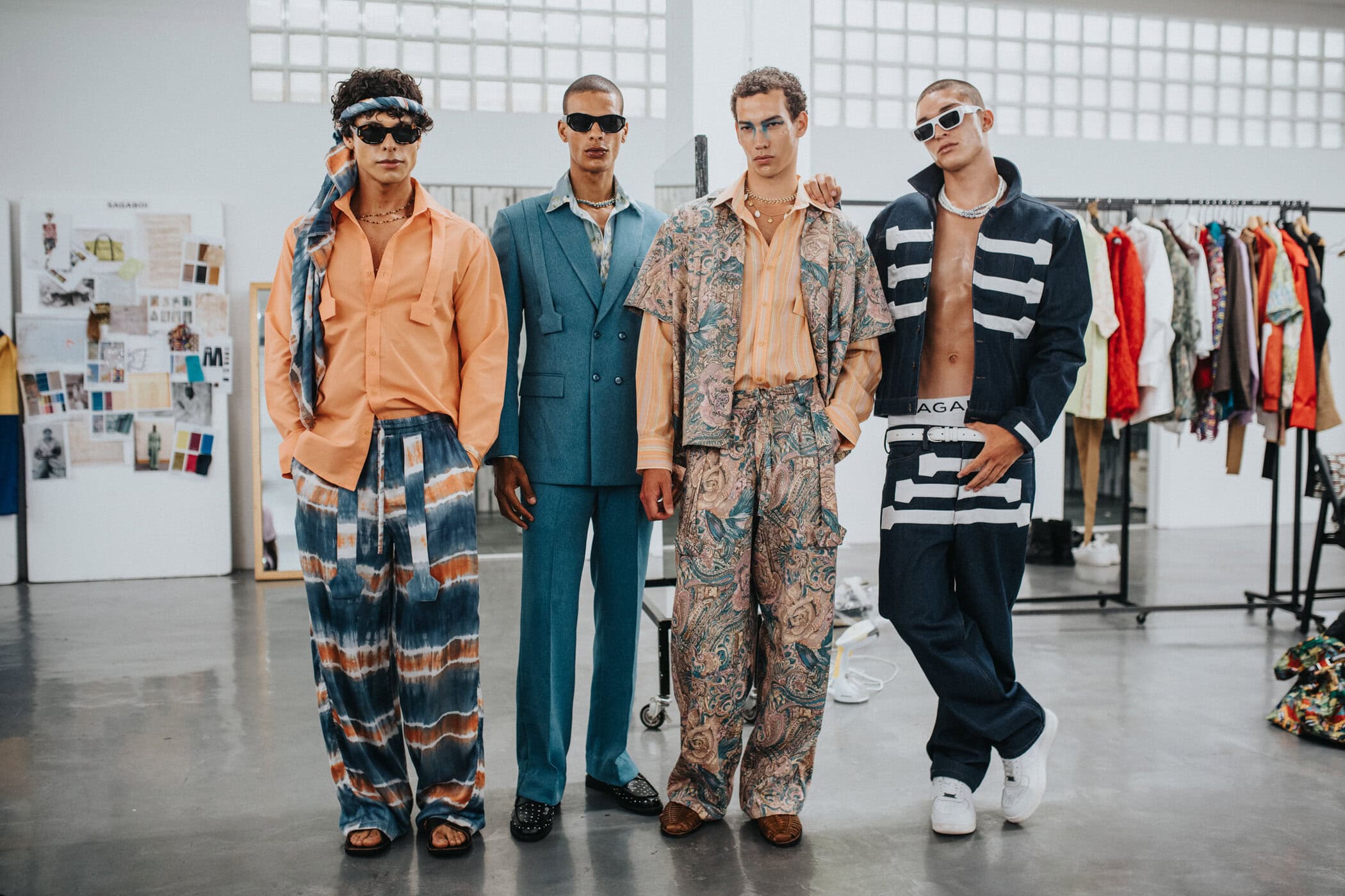 Sagaboi Spring 2027 Men's Fashion Show Backstage