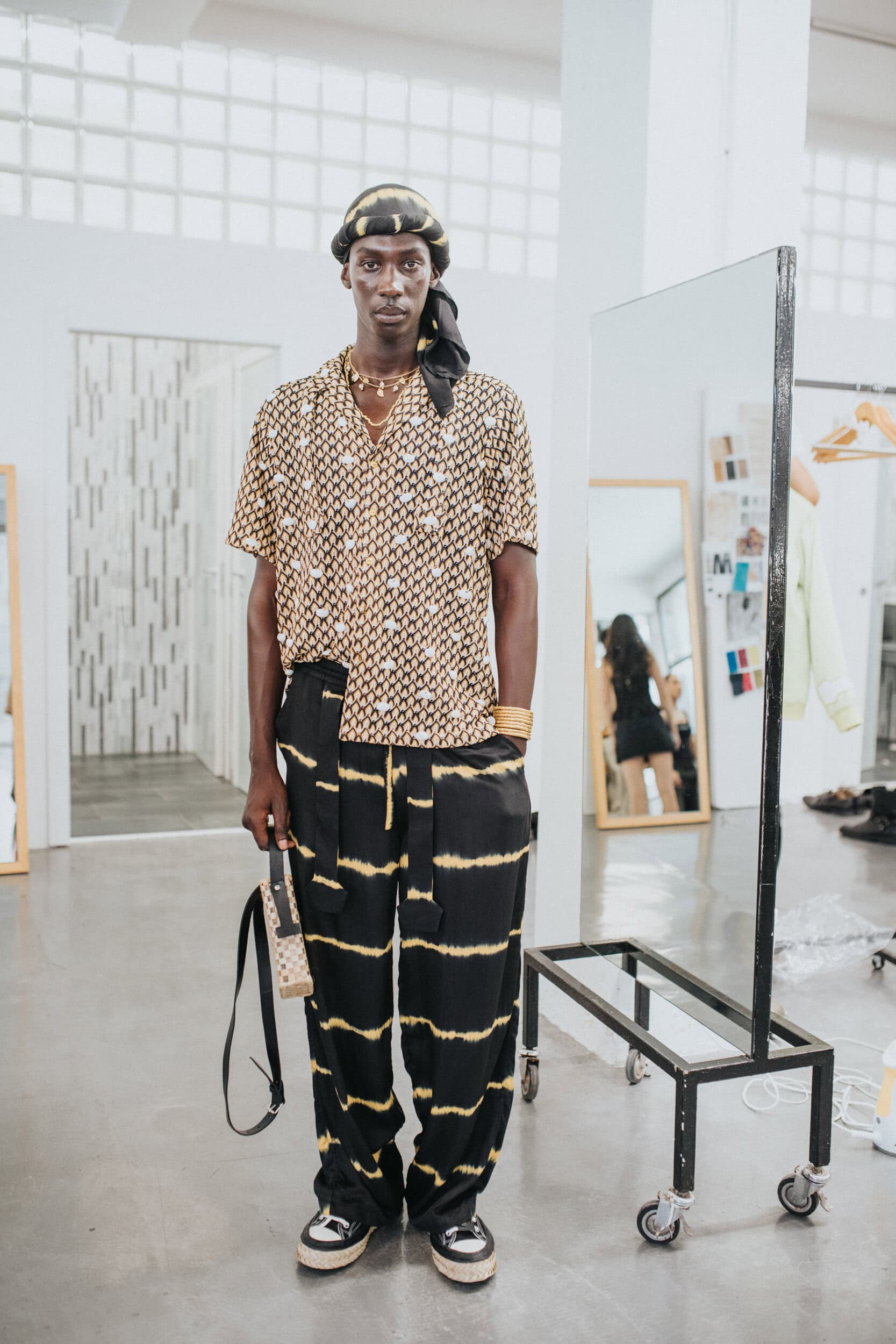 Sagaboi Spring 2027 Men's Fashion Show Backstage