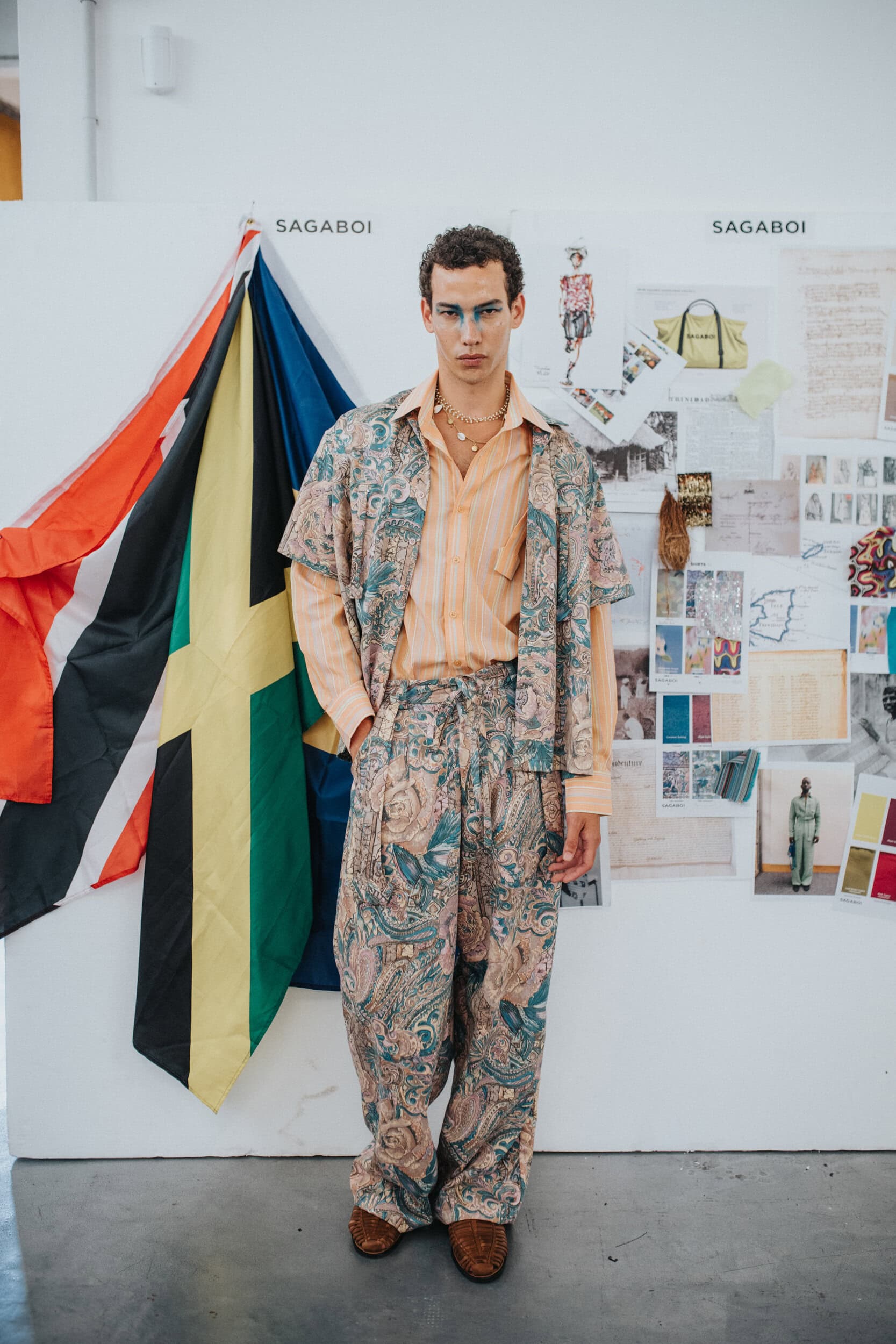 Sagaboi Spring 2027 Men's Fashion Show Backstage