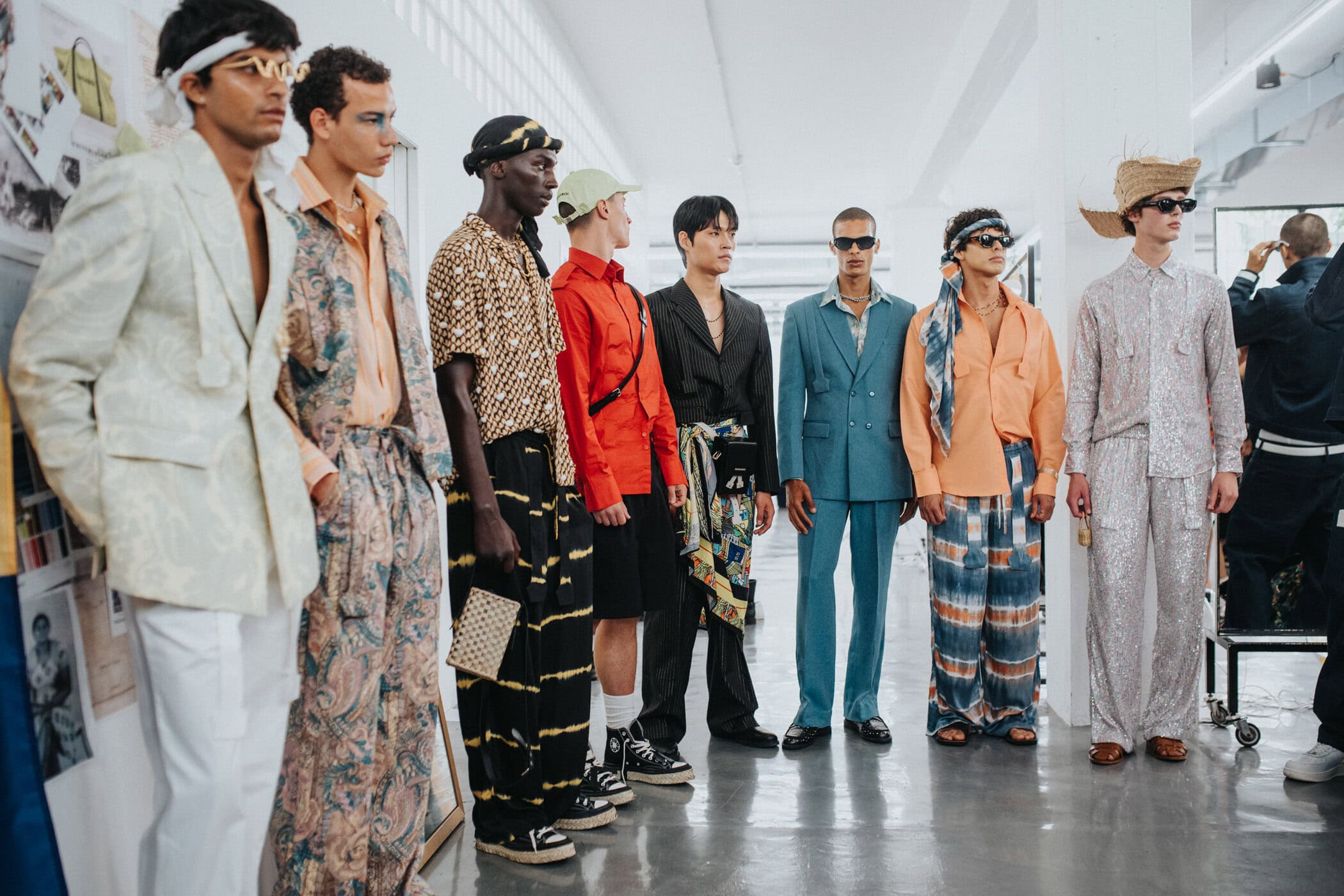 Sagaboi Spring 2027 Men's Fashion Show Backstage