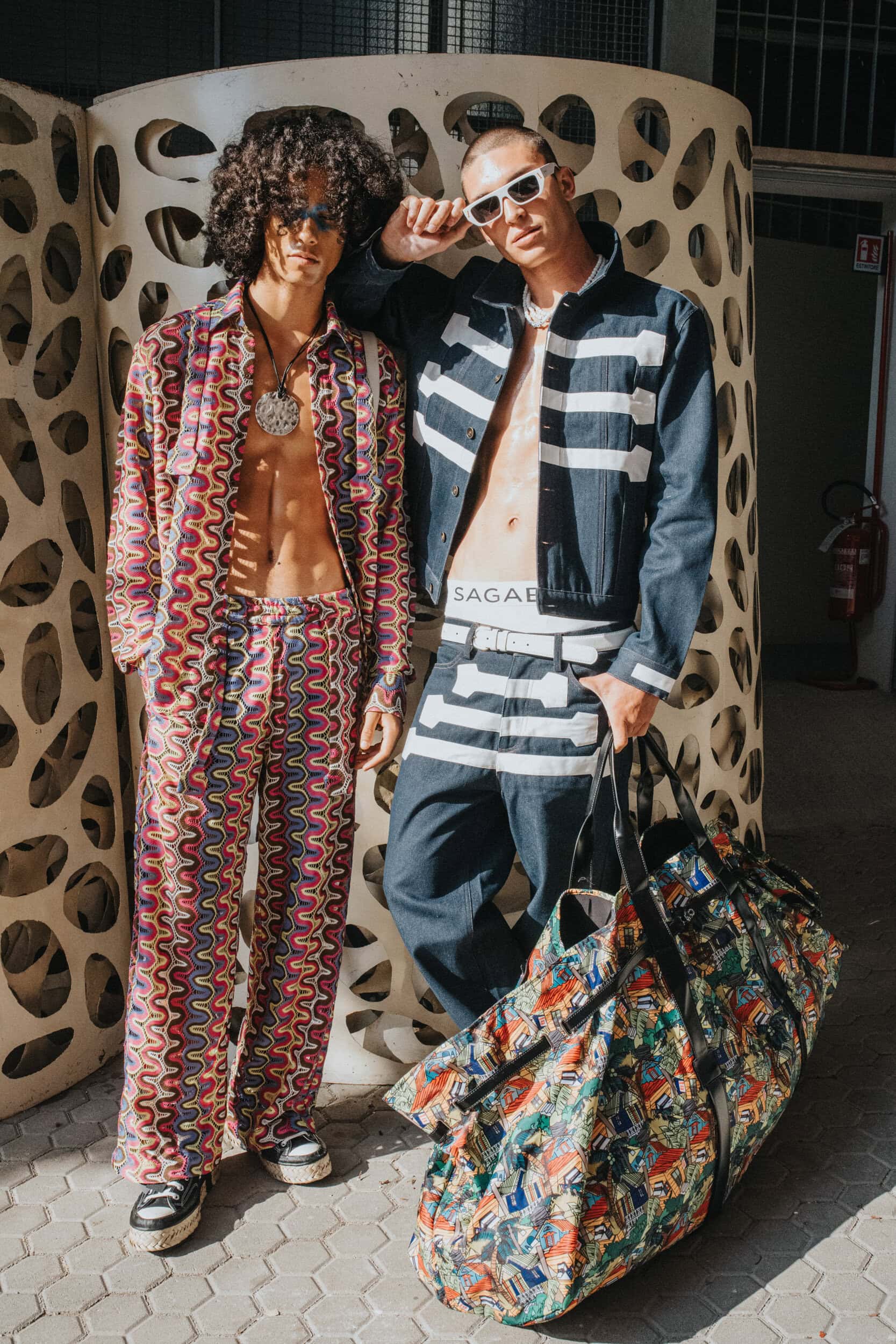 Sagaboi Spring 2027 Men's Fashion Show Backstage