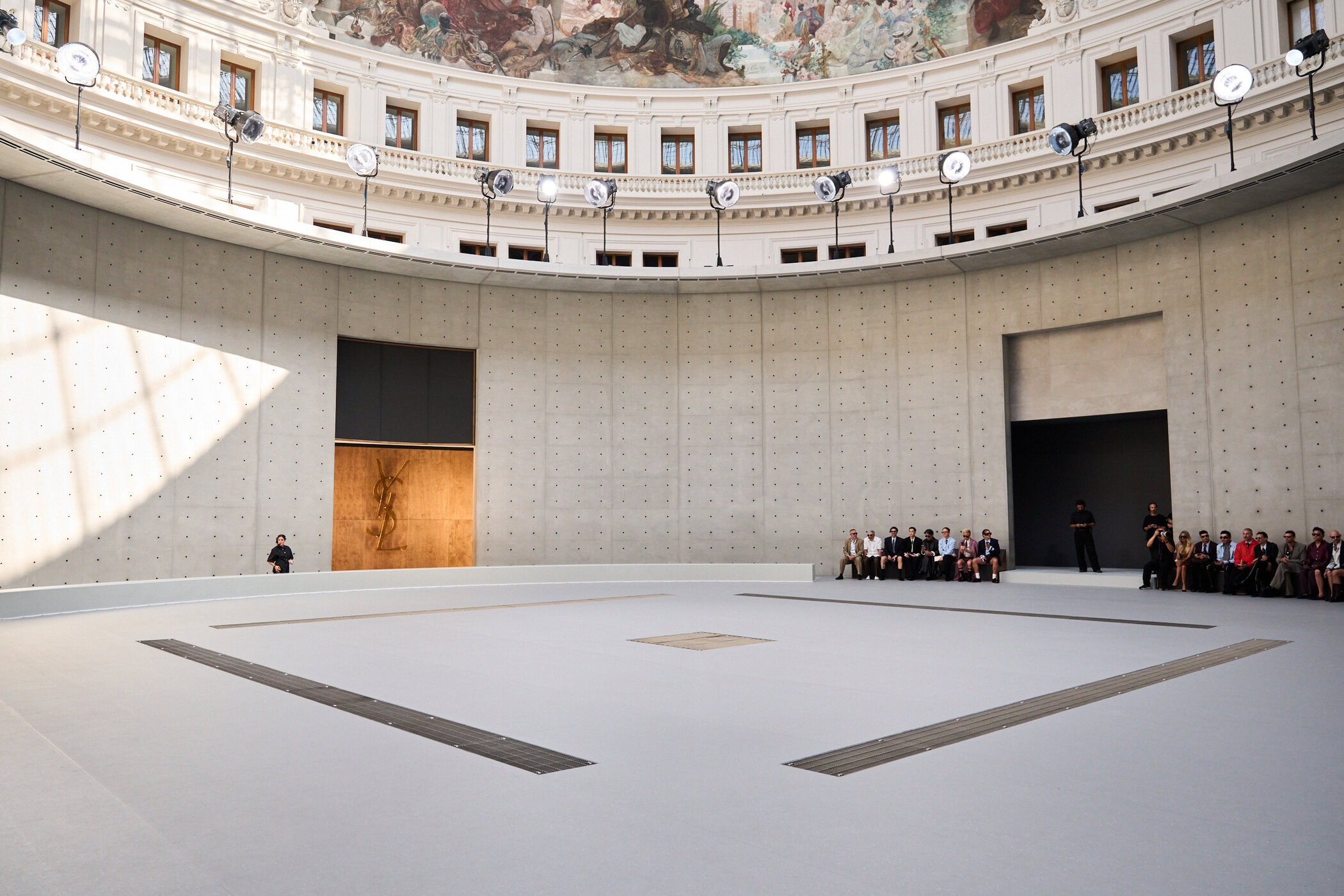 Saint Laurent Spring 2027 Men's Fashion Show Atmosphere
