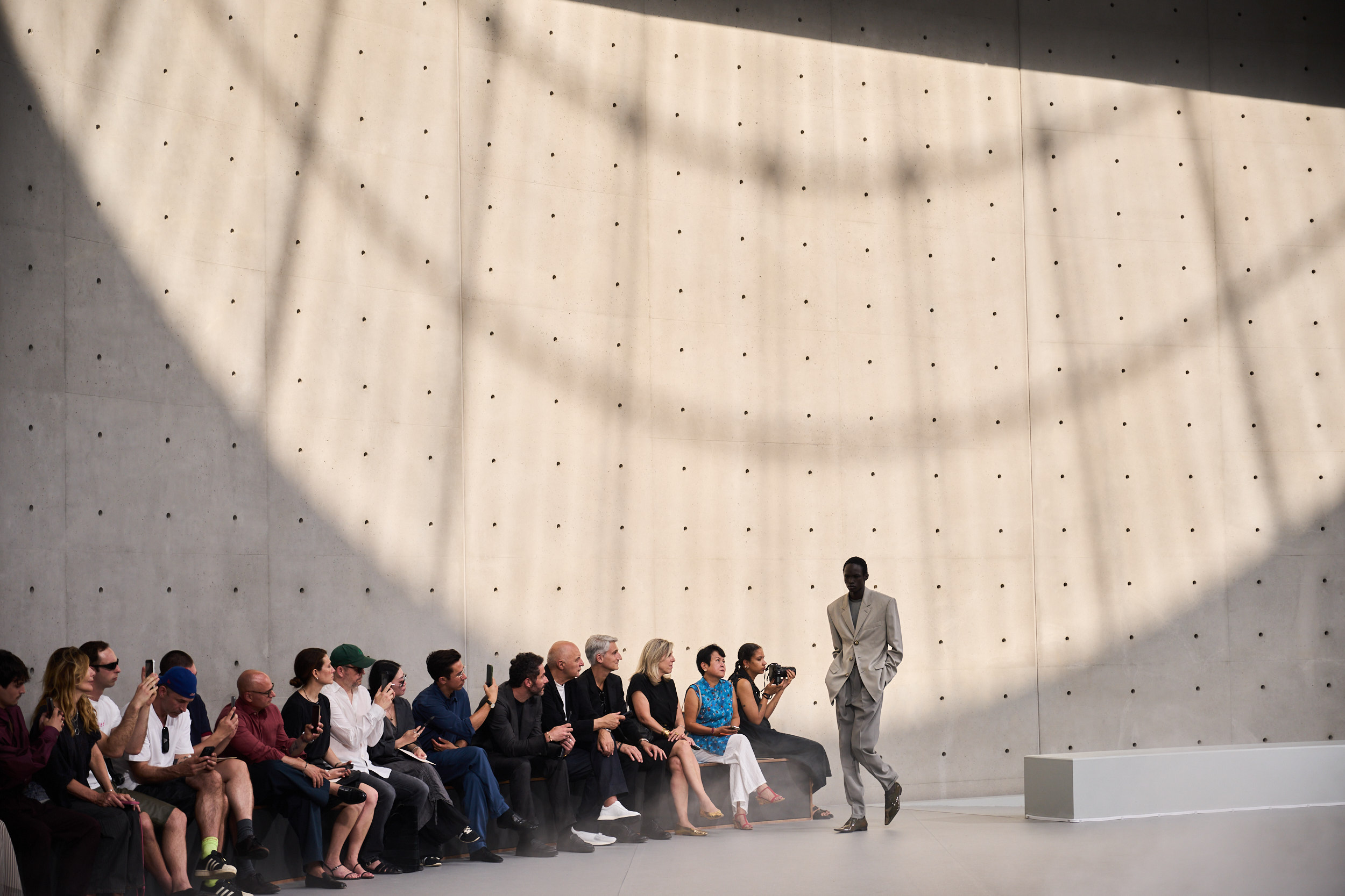 Saint Laurent Spring 2027 Men's Fashion Show Atmosphere