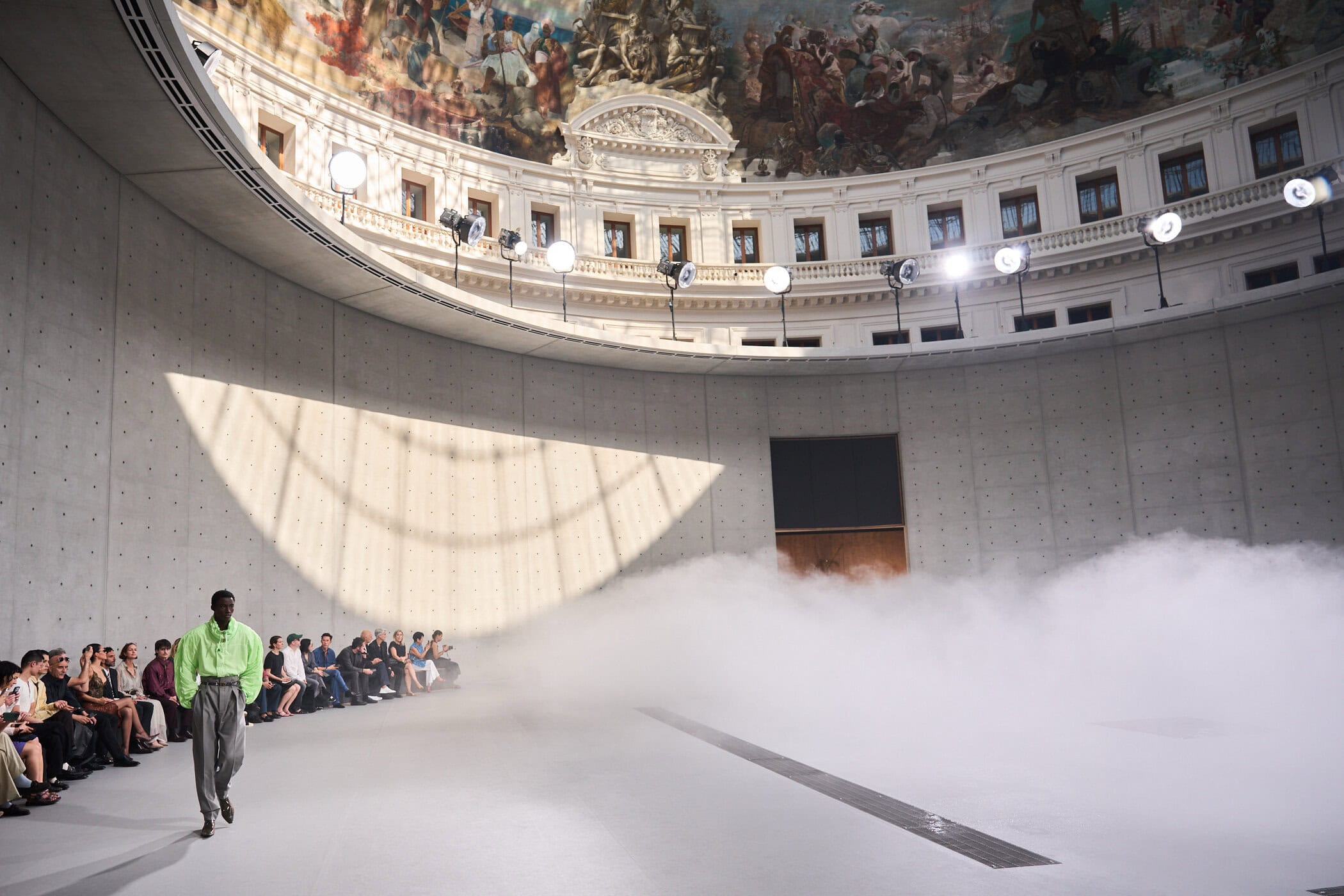 Saint Laurent Spring 2027 Men's Fashion Show Atmosphere