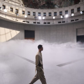 Saint Laurent Spring 2027 Men's Fashion Show Atmosphere