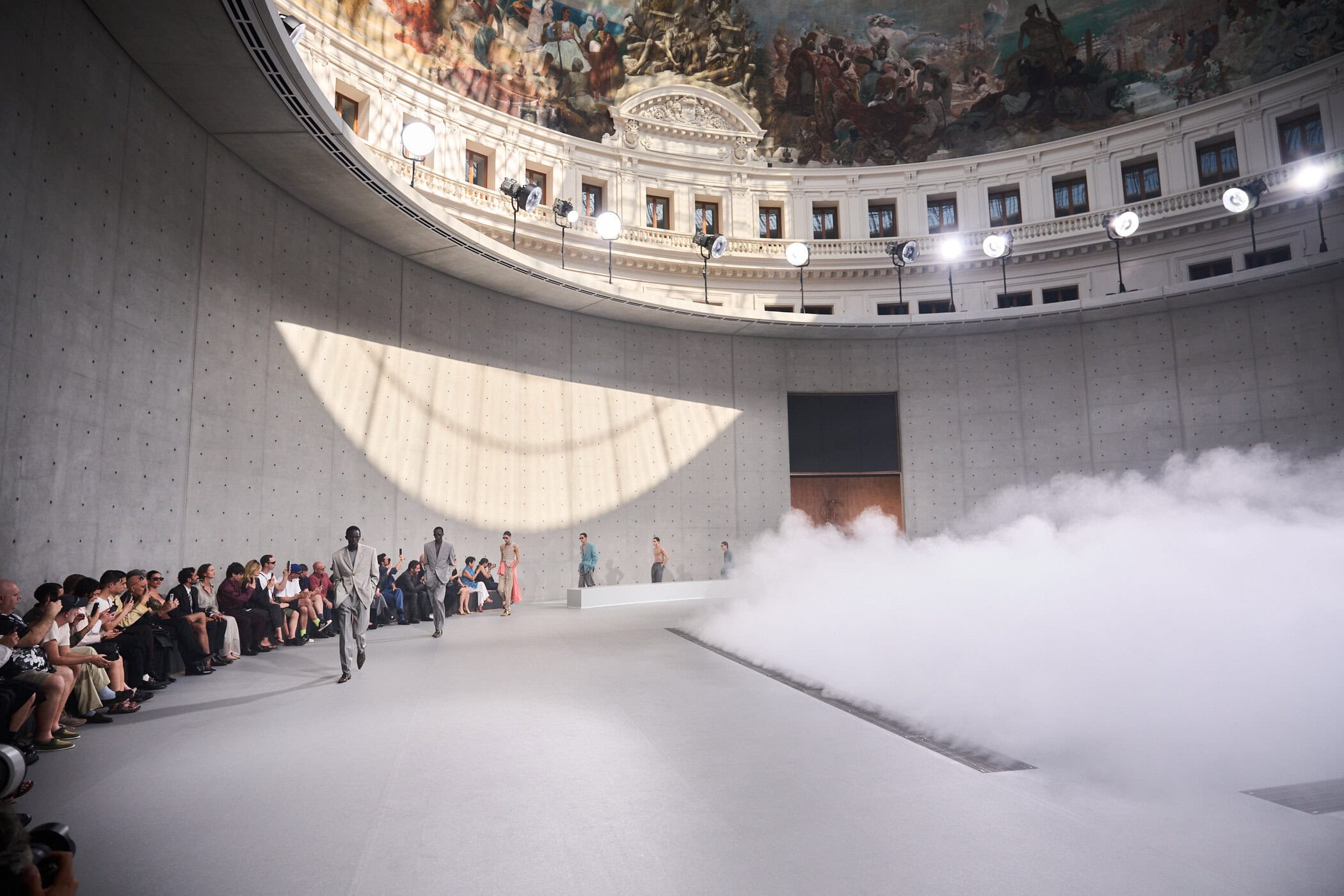 Saint Laurent Spring 2027 Men's Fashion Show Atmosphere