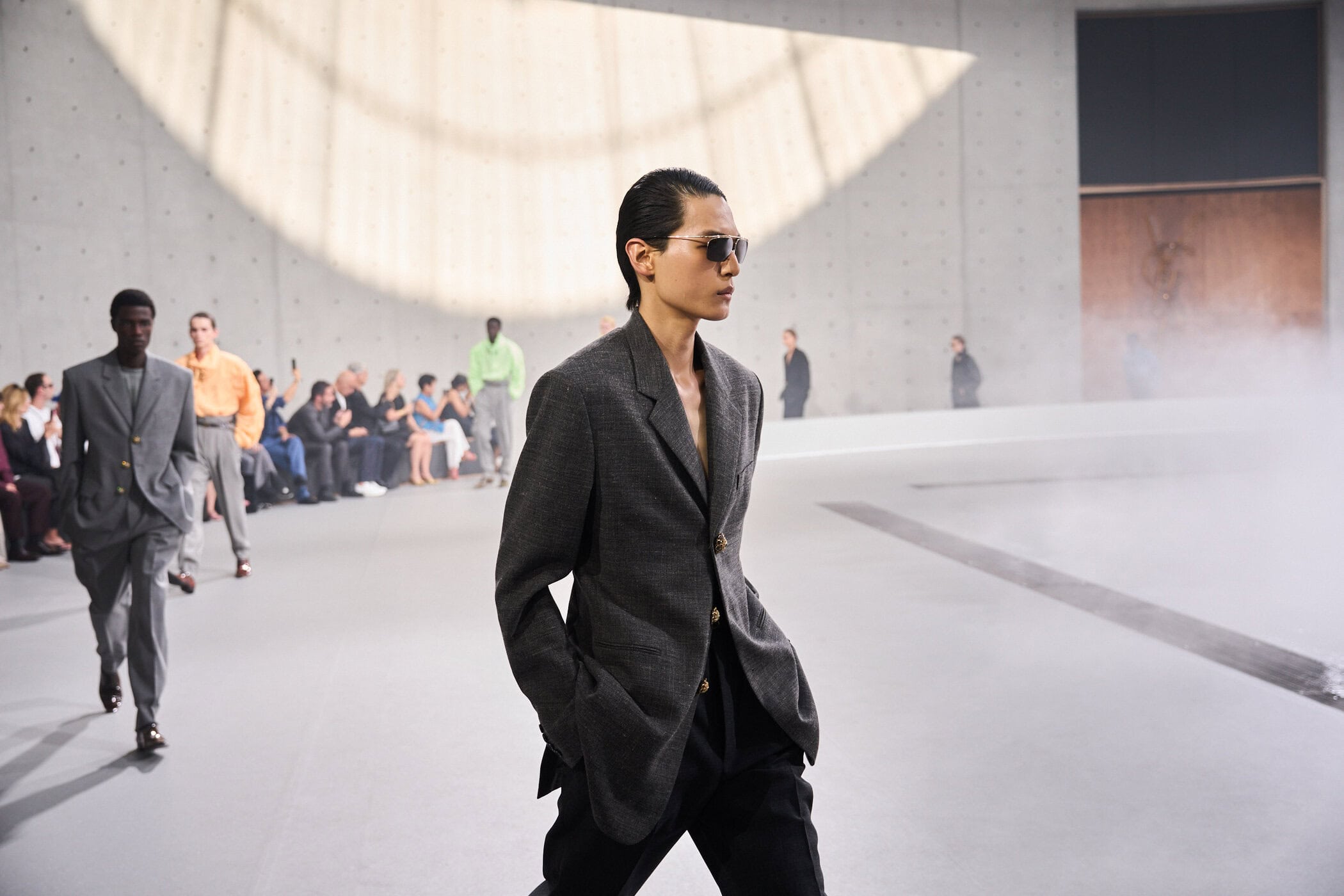 Saint Laurent Spring 2027 Men's Fashion Show Atmosphere