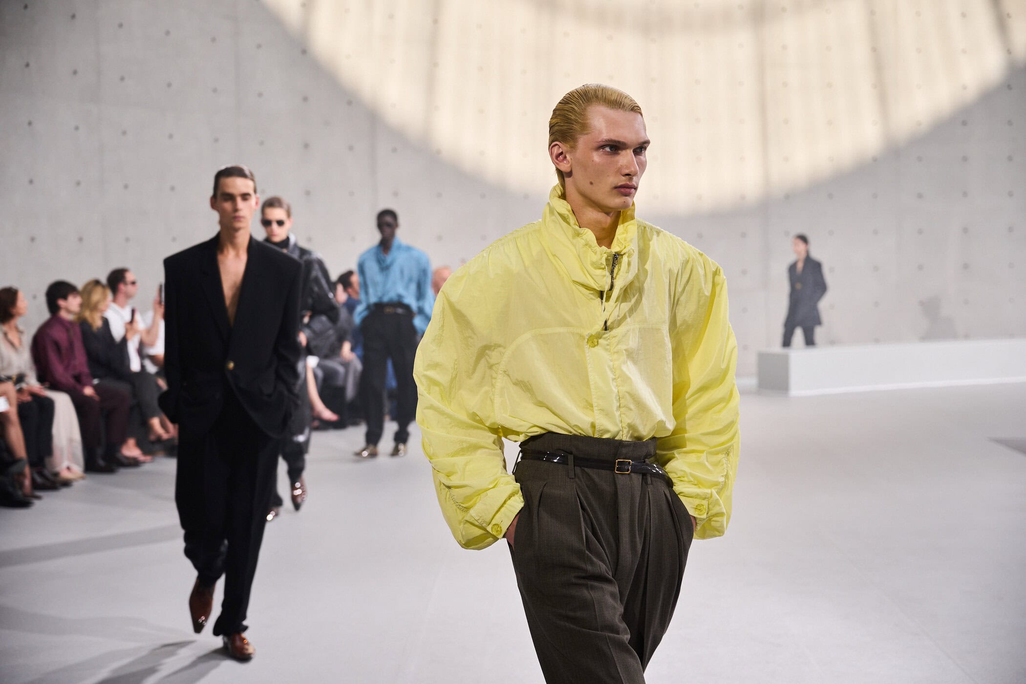 Saint Laurent Spring 2027 Men's Fashion Show Atmosphere