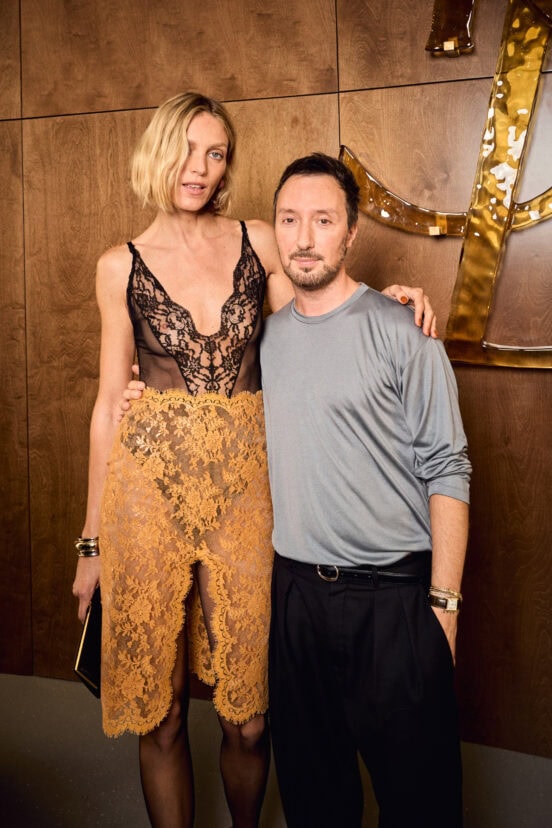 Saint Laurent Spring 2027 Men's Fashion Show Front Row