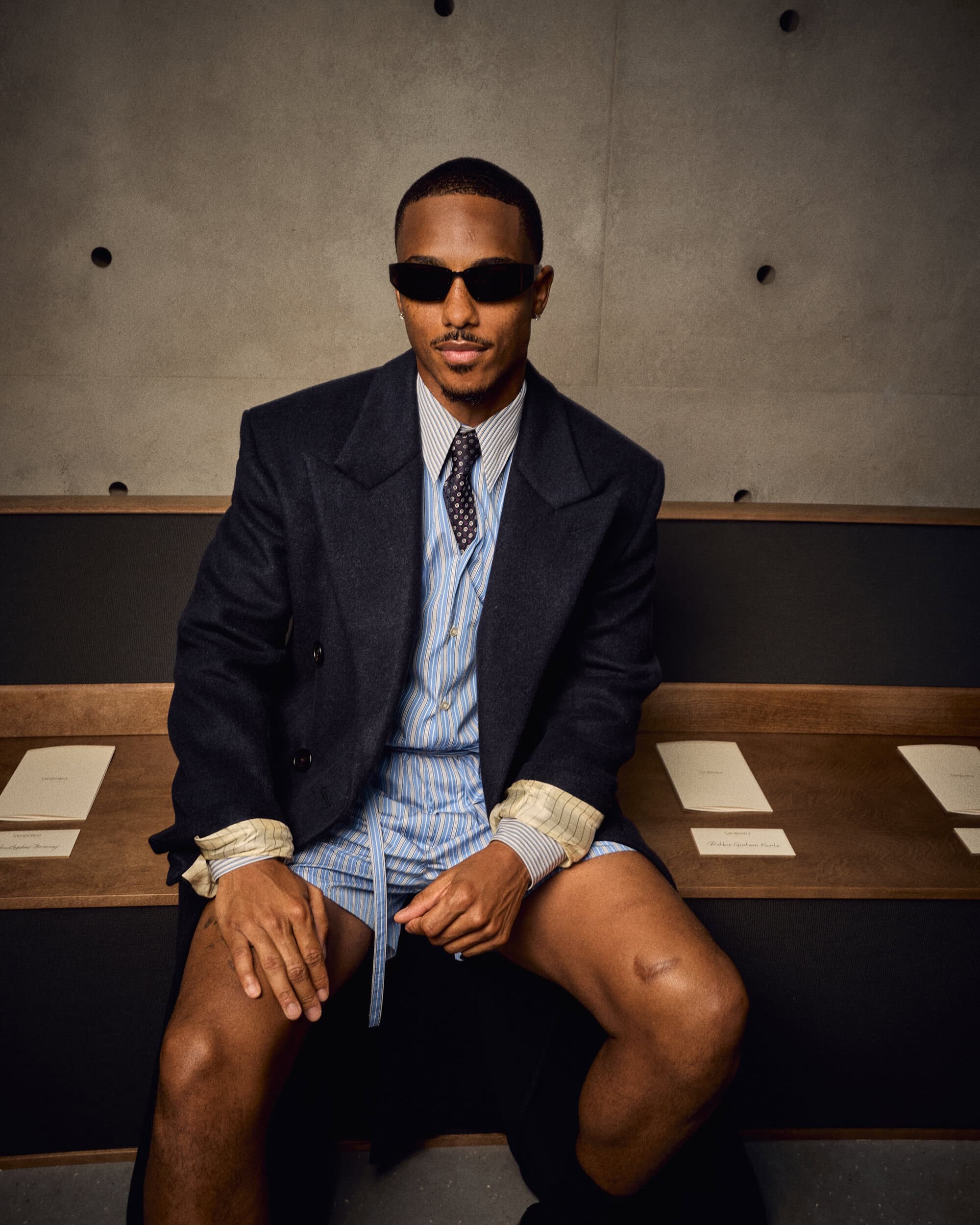 Saint Laurent Spring 2027 Men's Fashion Show Front Row