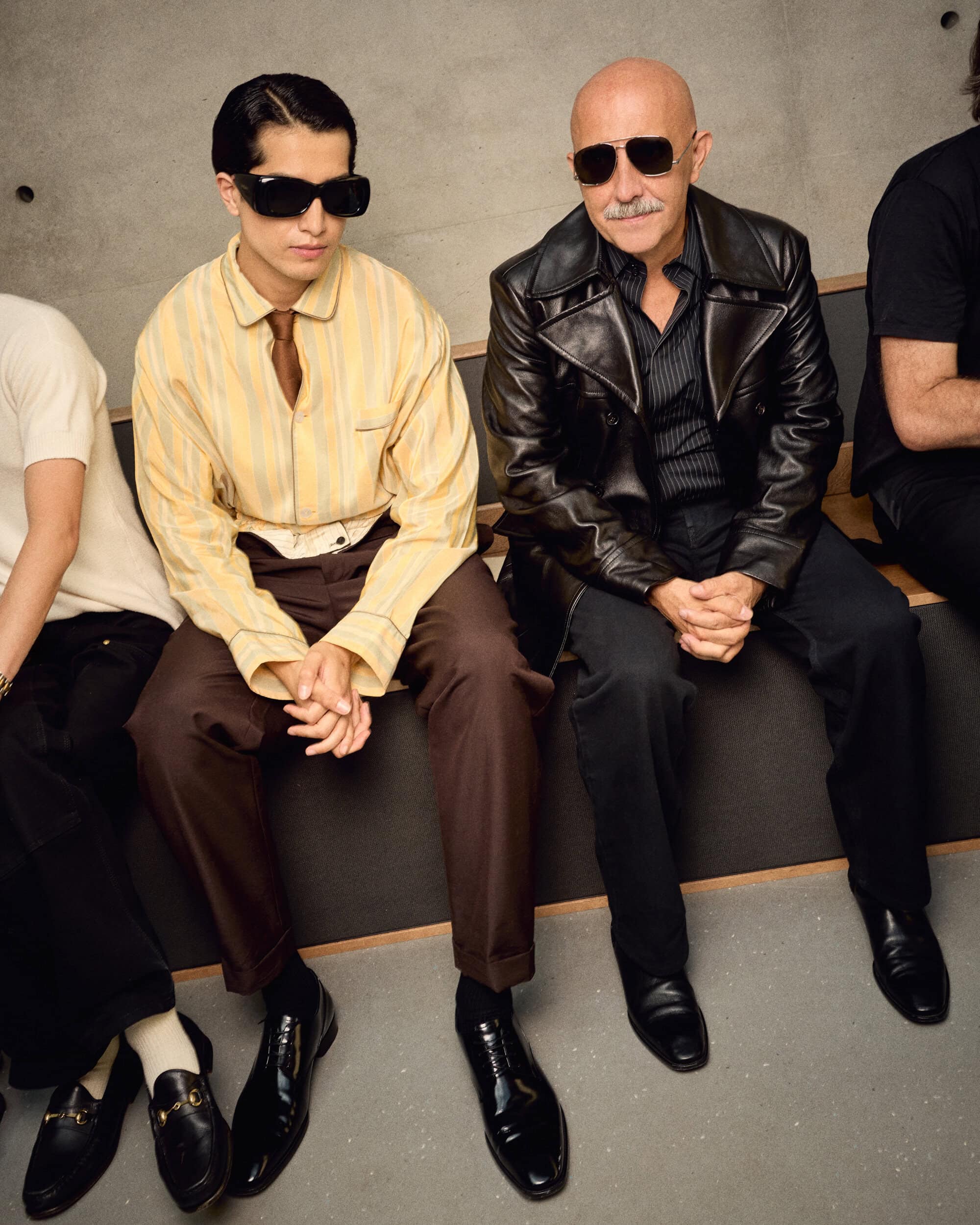 Saint Laurent Spring 2027 Men's Fashion Show Front Row