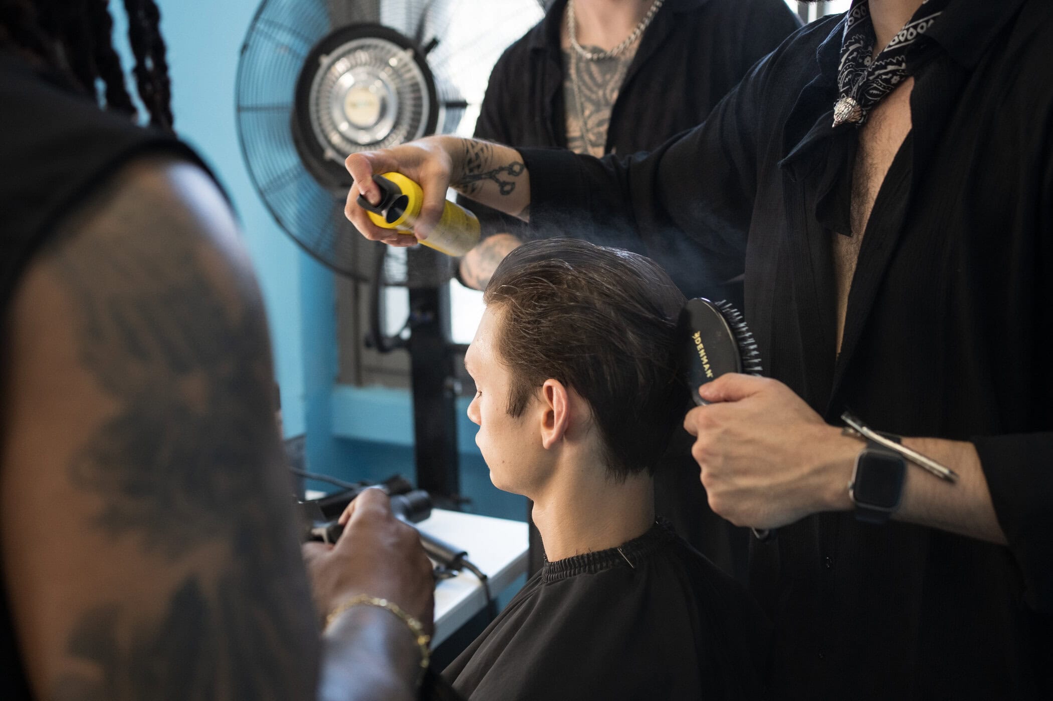 Saul Nash Spring 2027 Men's Fashion Show Backstage