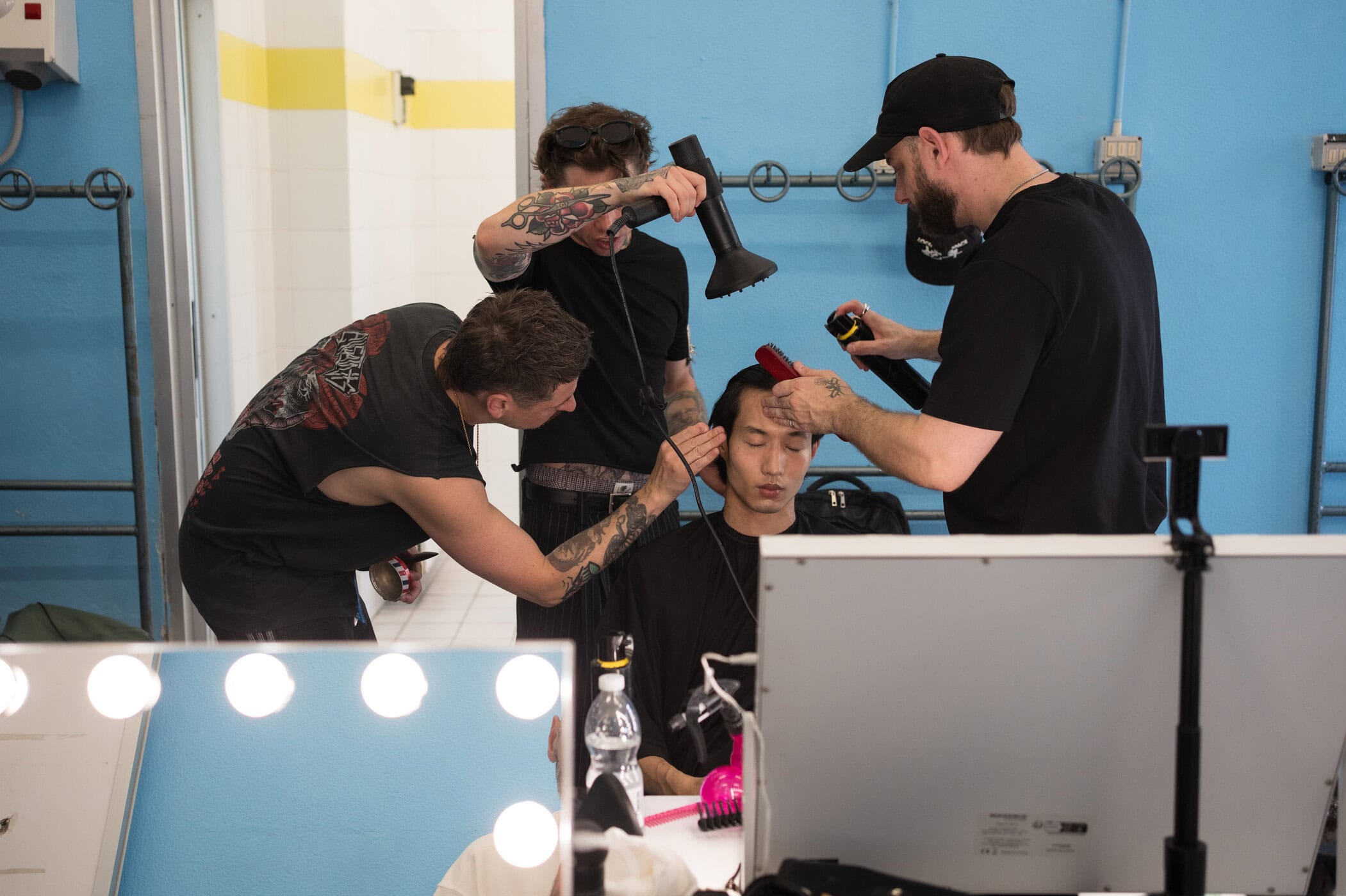 Saul Nash Spring 2027 Men's Fashion Show Backstage