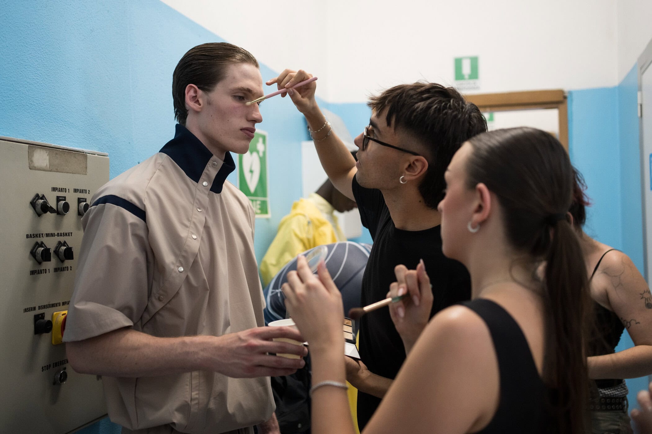 Saul Nash Spring 2027 Men's Fashion Show Backstage
