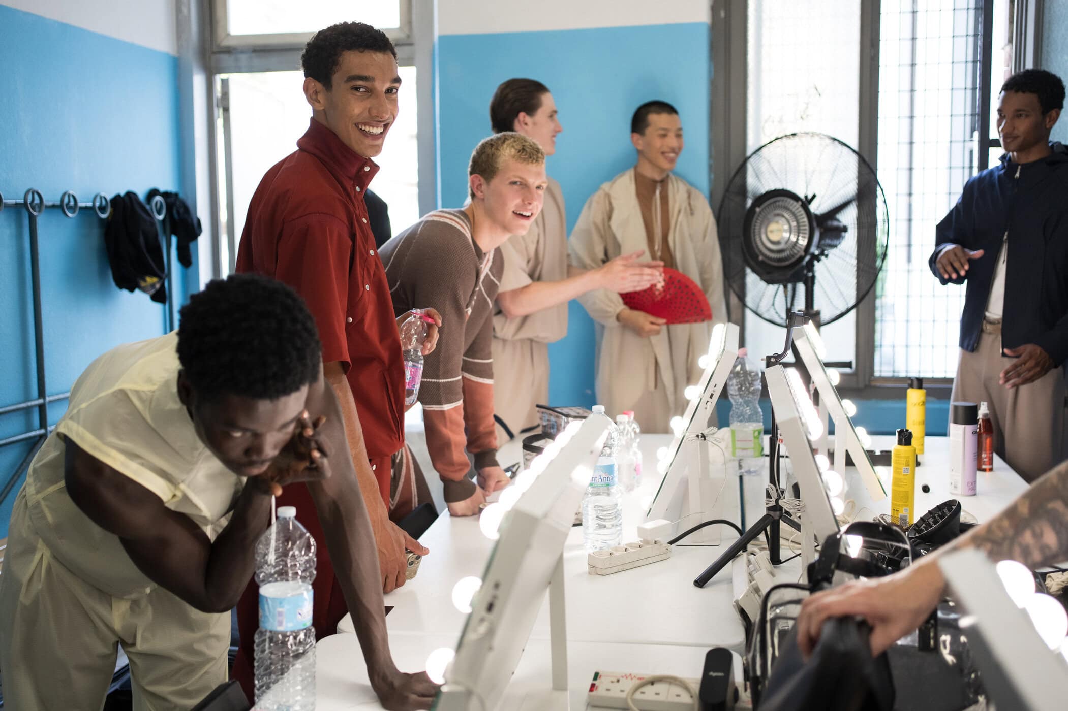 Saul Nash Spring 2027 Men's Fashion Show Backstage
