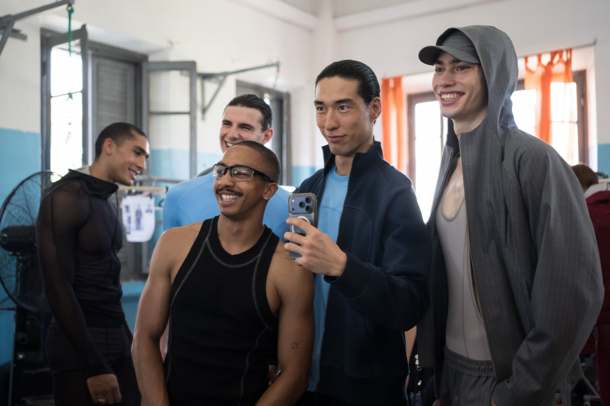Saul Nash Spring 2027 Men's Fashion Show Backstage