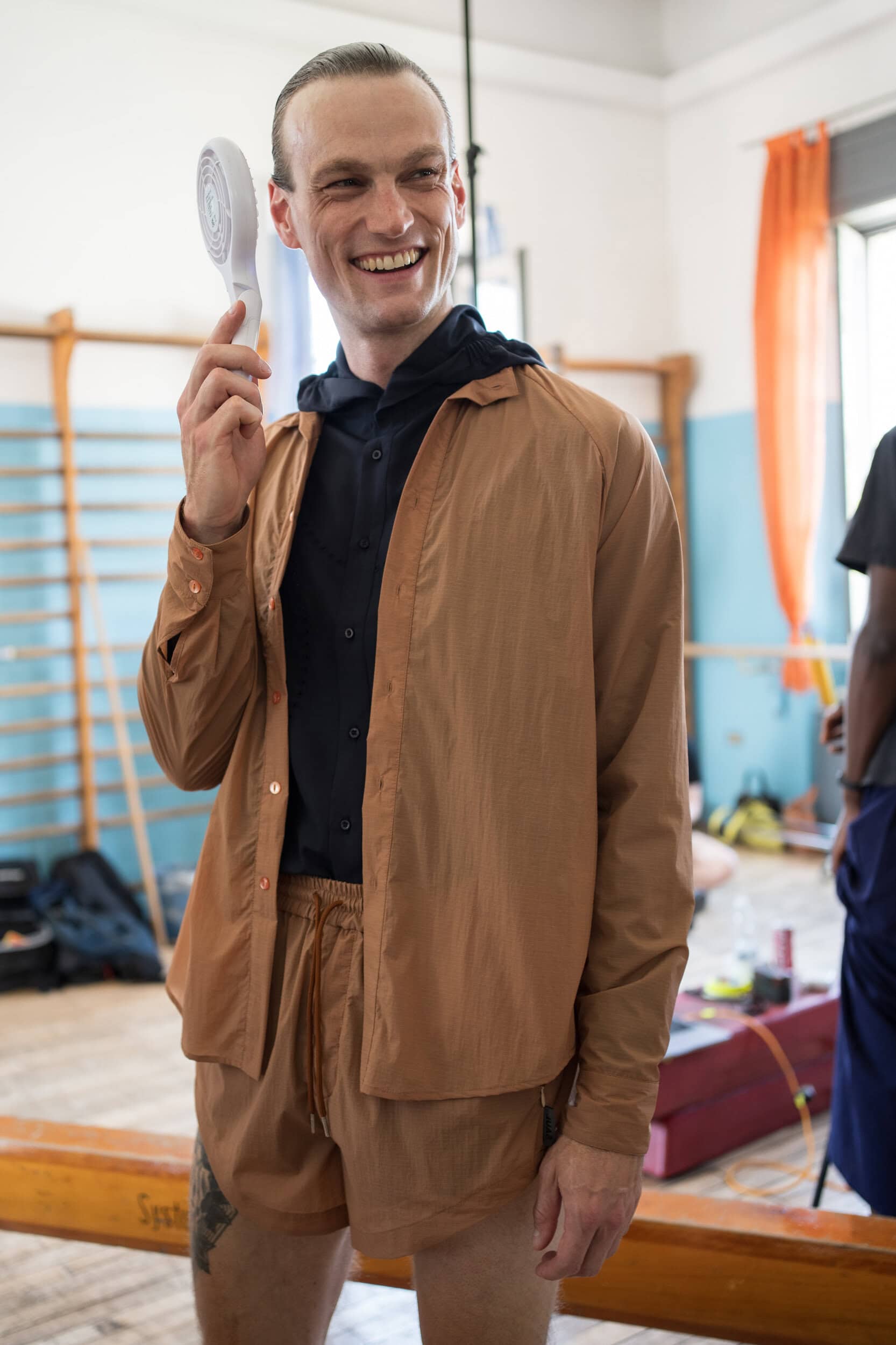 Saul Nash Spring 2027 Men's Fashion Show Backstage